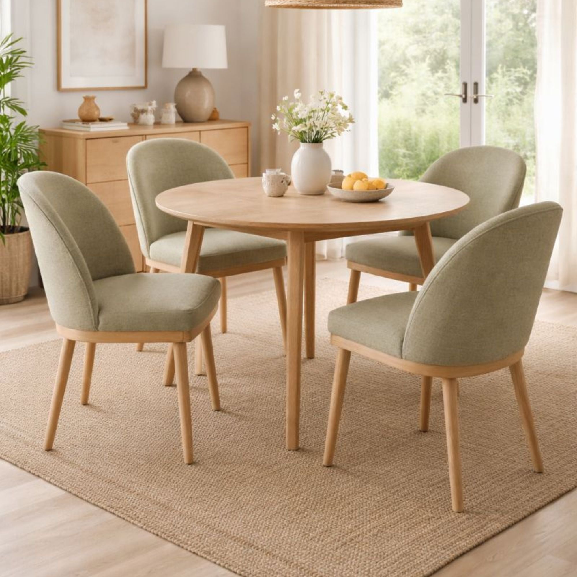 Maxx Collection Dining Chair in Pistachio (Set of 2) | CastleUp Experience Centre Online Furniture
