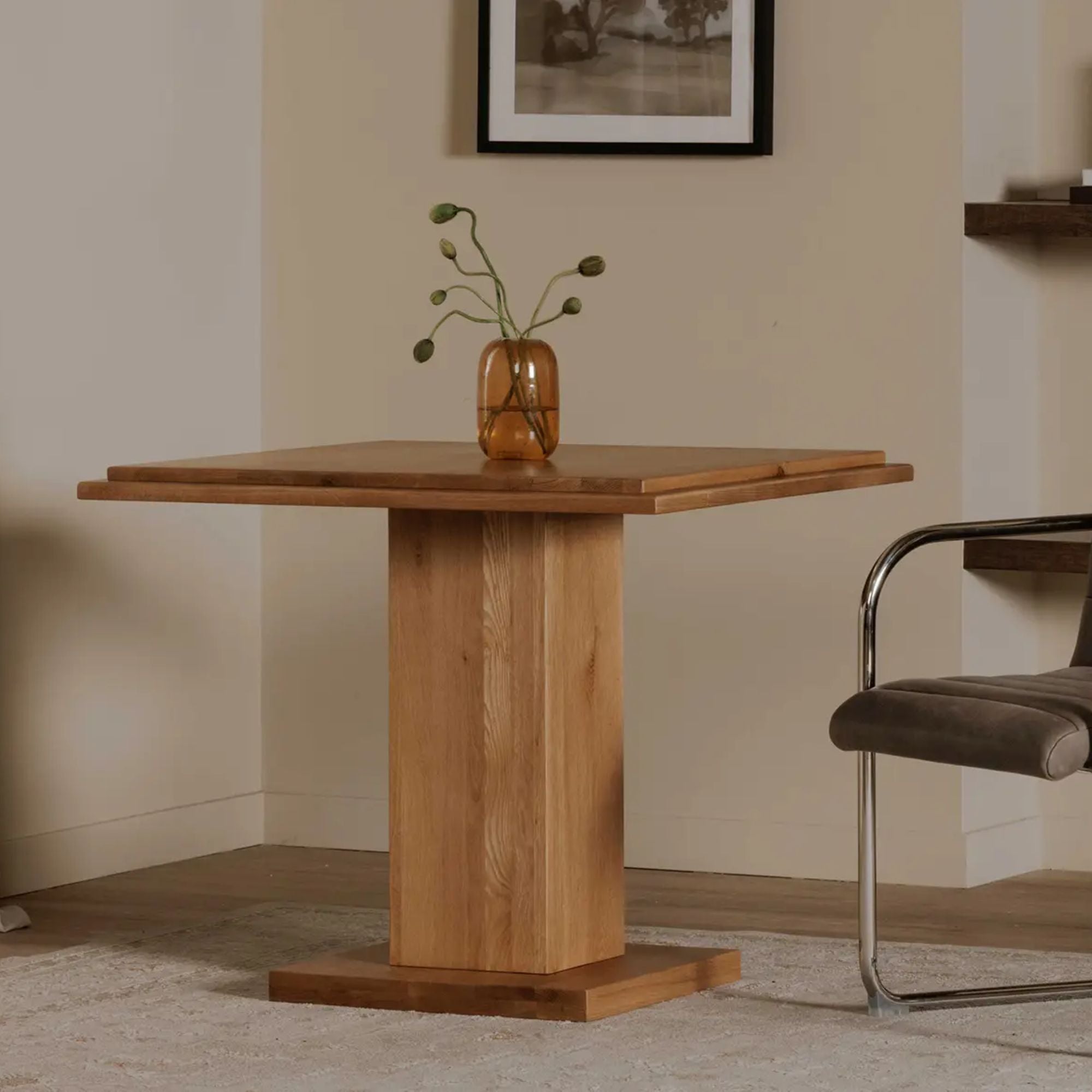 Moe's Home May Cafe Collection Table Natural Oak | CastleUp Experience Centre Online Furniture