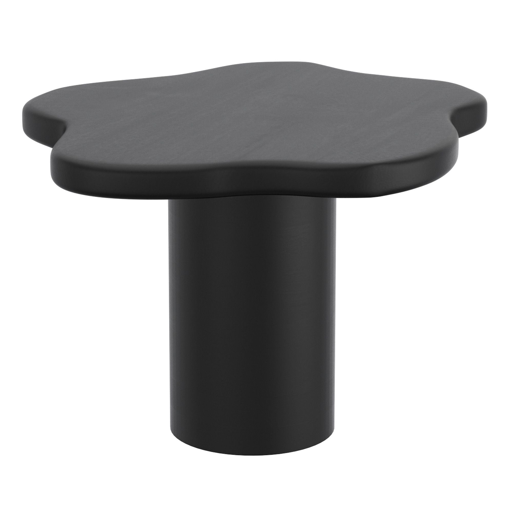 Ensemble de 2 tables basses rondes Adira en or antique et noir