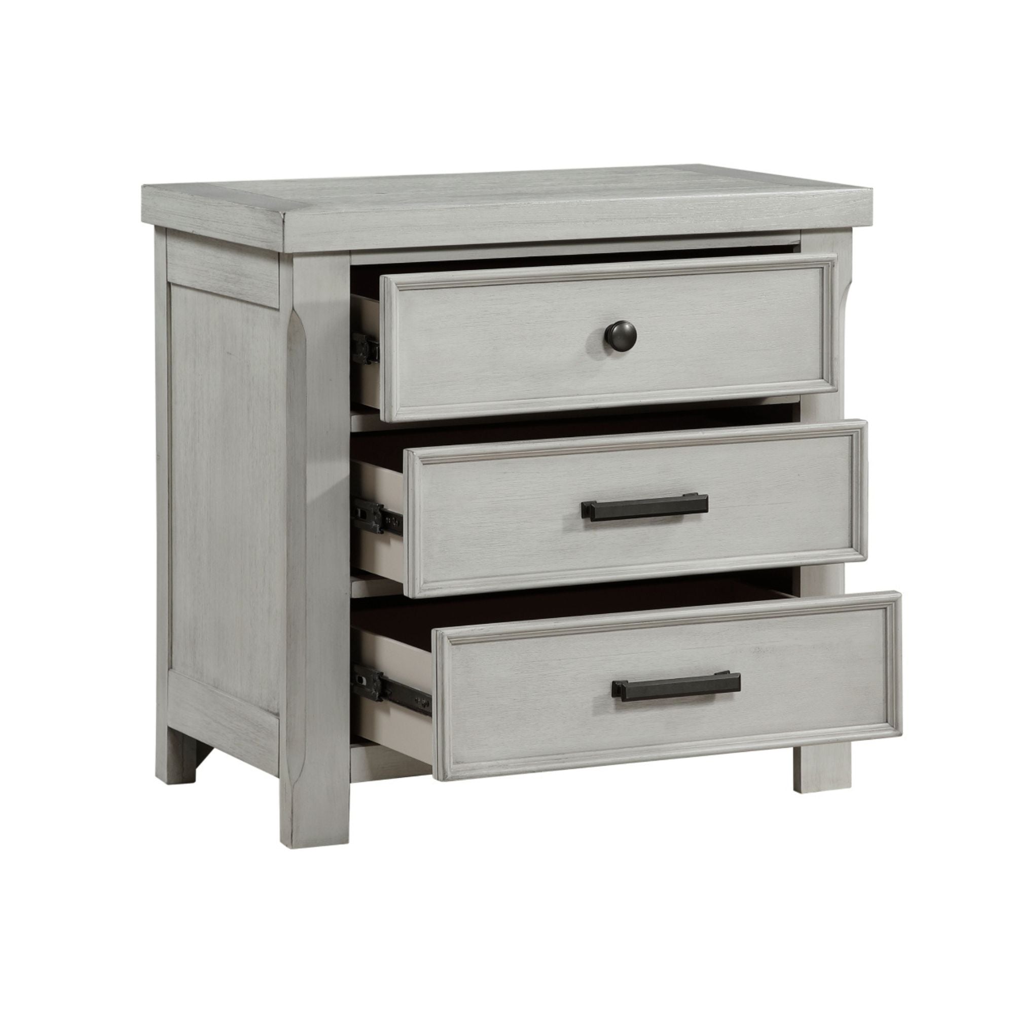 Maz MAZ Willowbrook nightstand with a sleek wooden finish and single drawer, ideal for bedroom storage and decor.