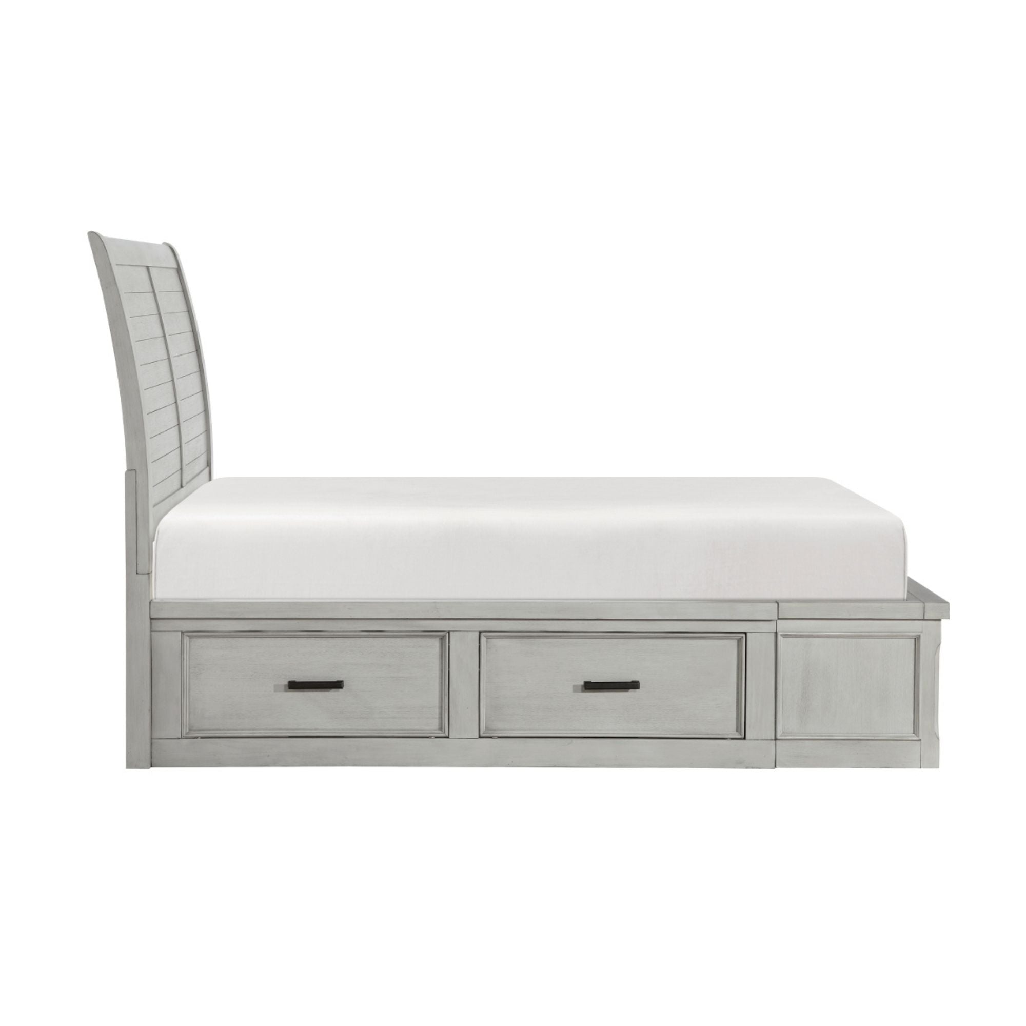 MAZ Willowbrook Platform Bed with a modern wooden frame and clean design, featuring a low-profile structure and sturdy construction.