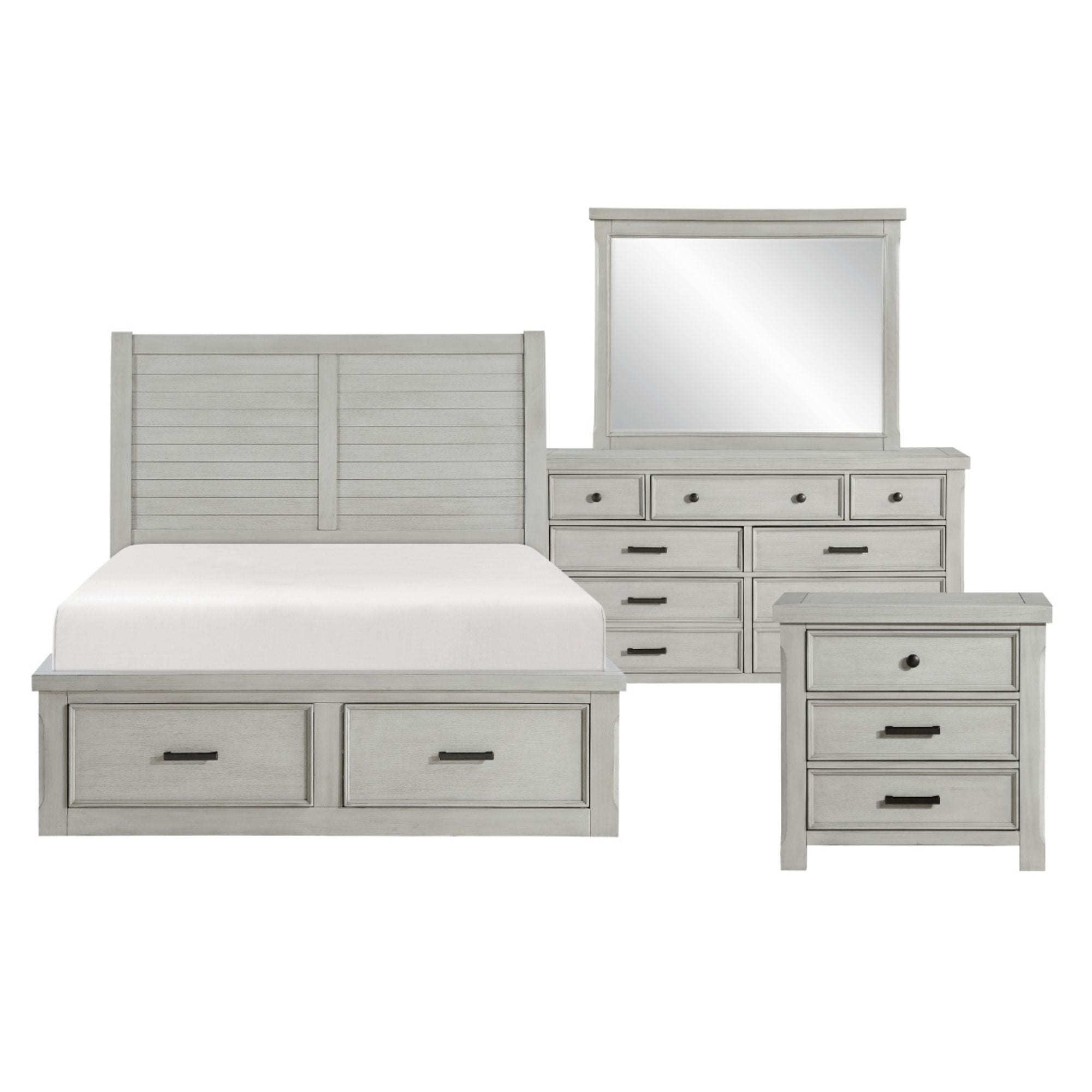 MAZ Willowbrook night stand with a wooden finish and modern design, featuring a single drawer and open shelf.