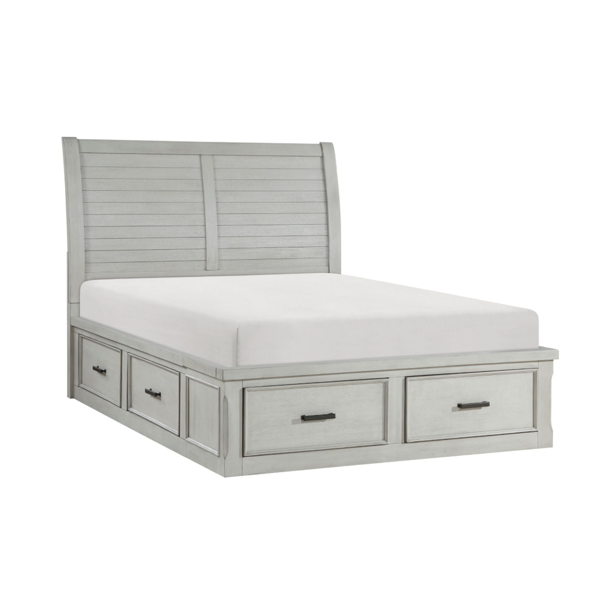 MAZ Willowbrook Platform Bed showing sturdy wooden frame and sleek design in a modern bedroom setting