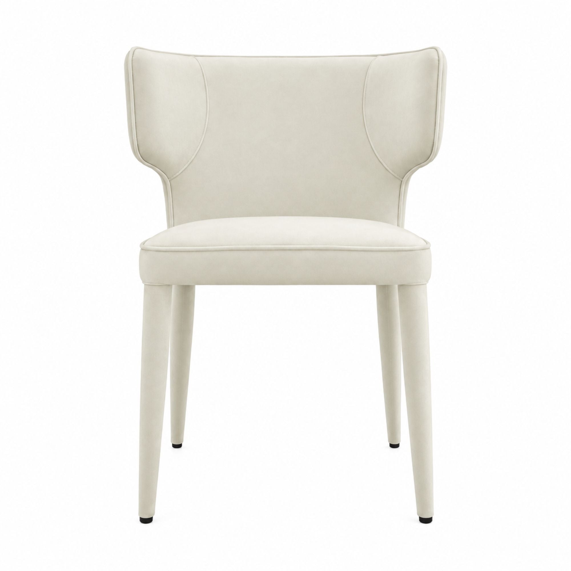 Melore Dining Chair Ivory Velvet