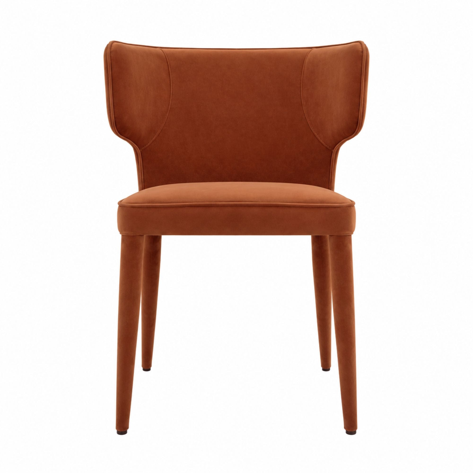 Melore Dining Chair Terracotta Velvet