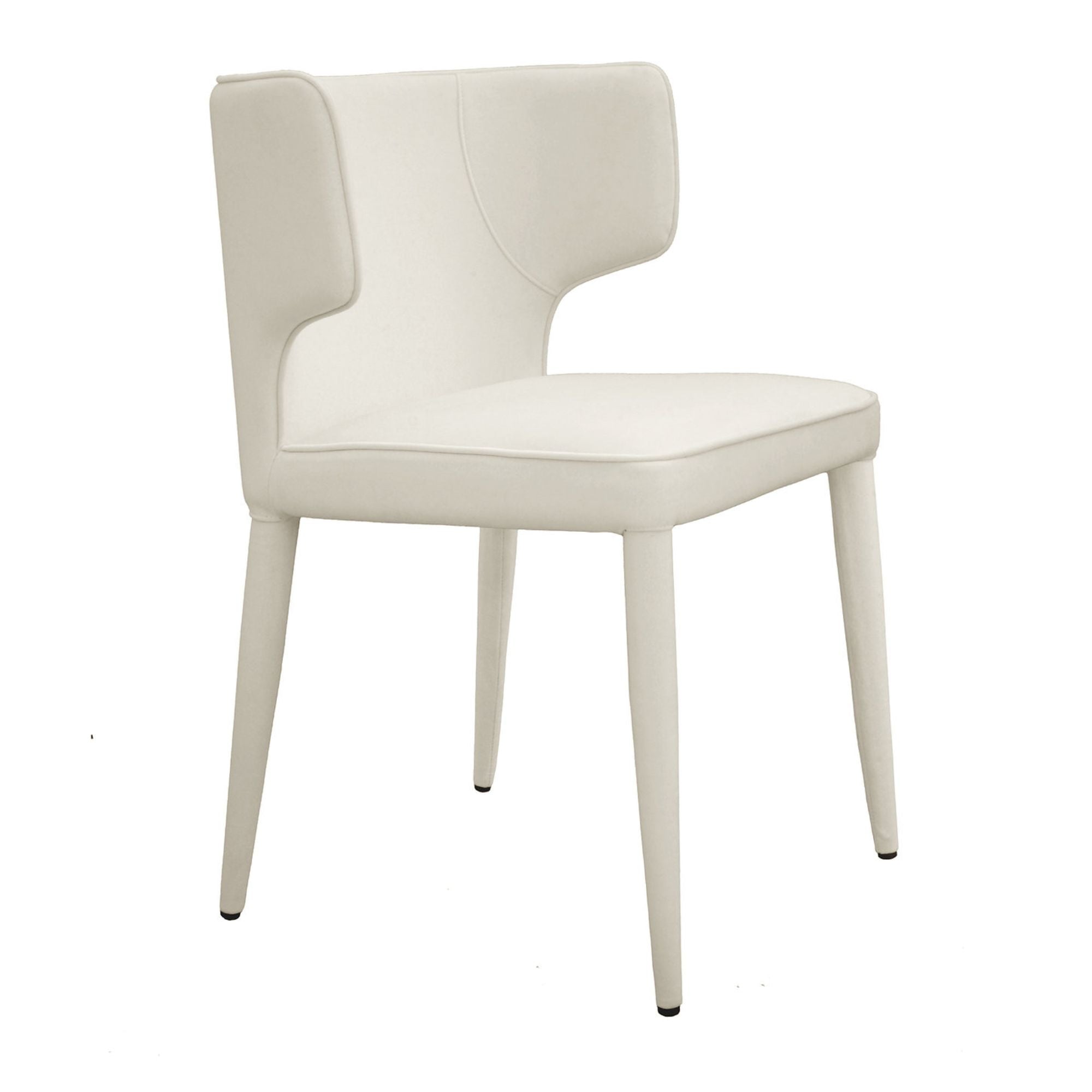 Melore Dining Chair Ivory Velvet