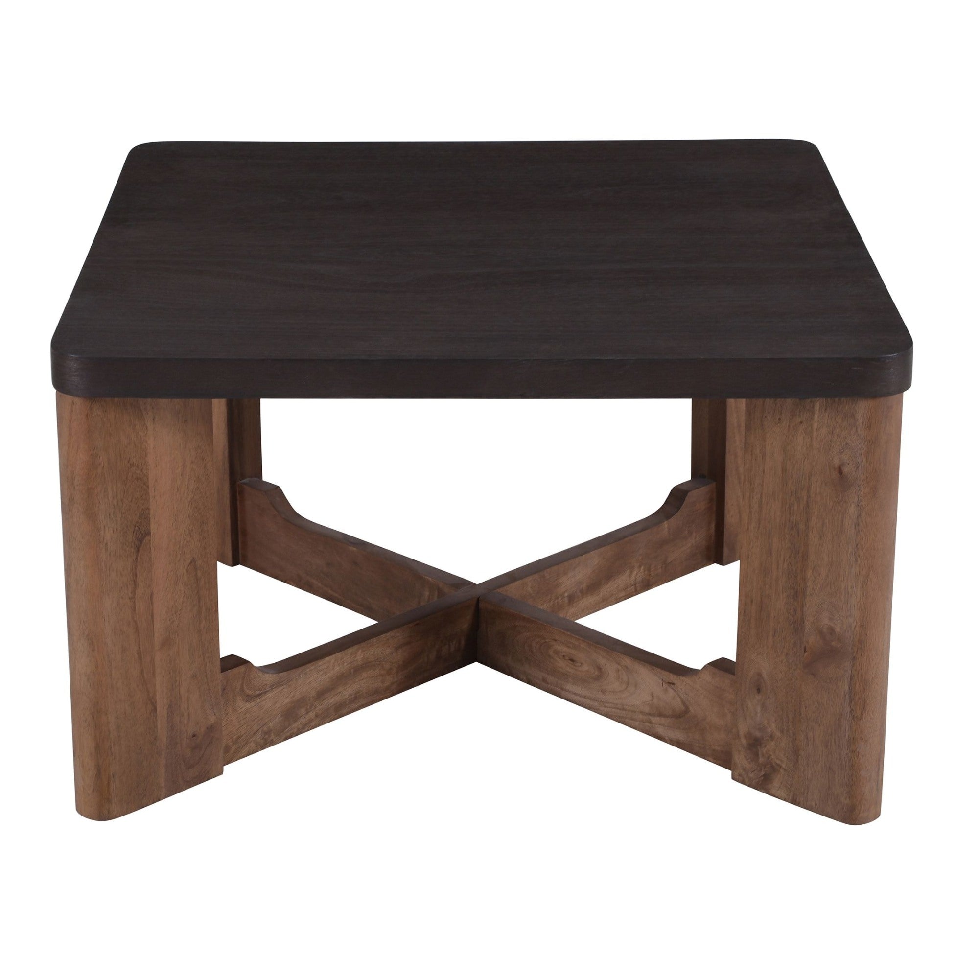 Table d'appoint ronde Reyna avec rangement noire et blanche