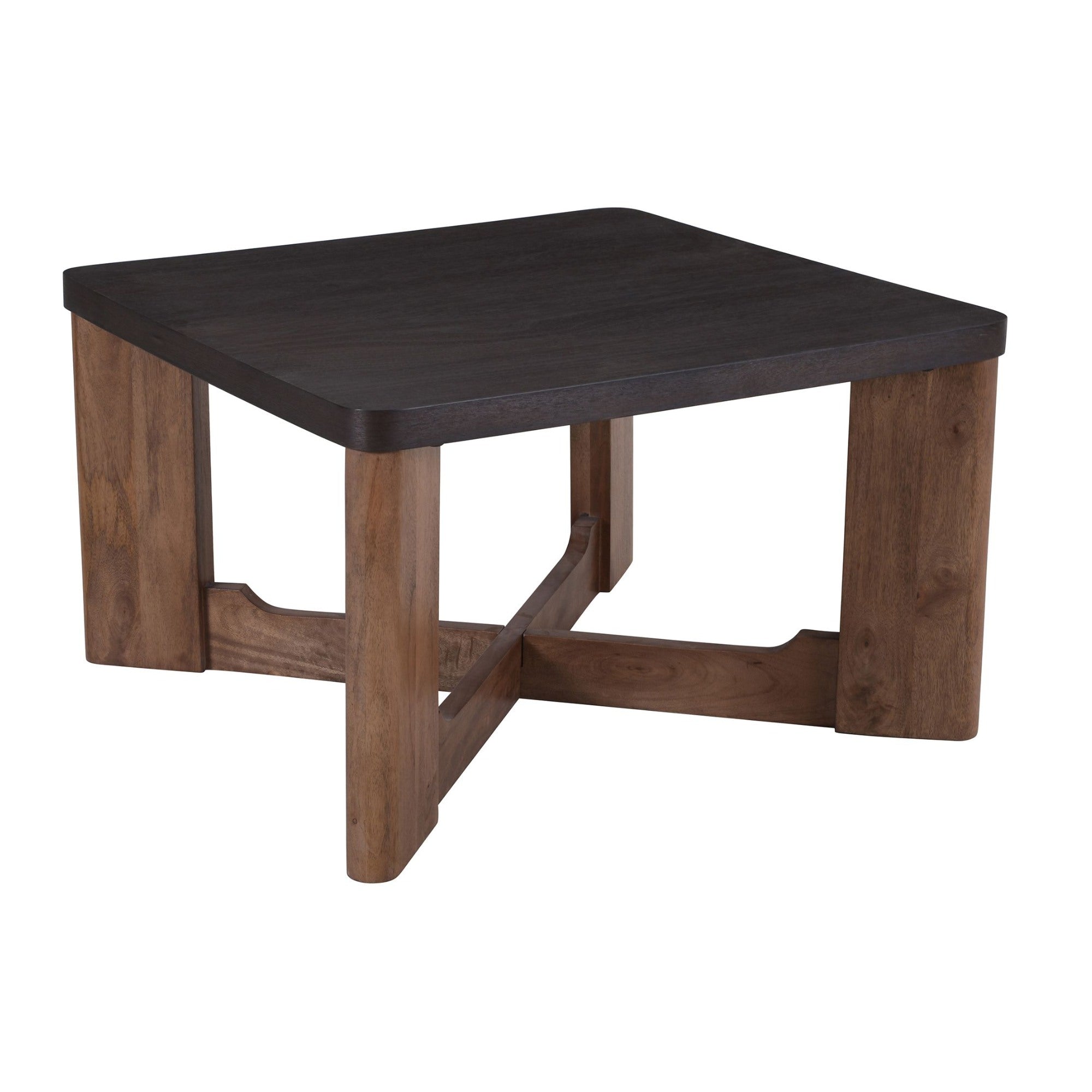 Table d'appoint ronde Reyna avec rangement noire et blanche