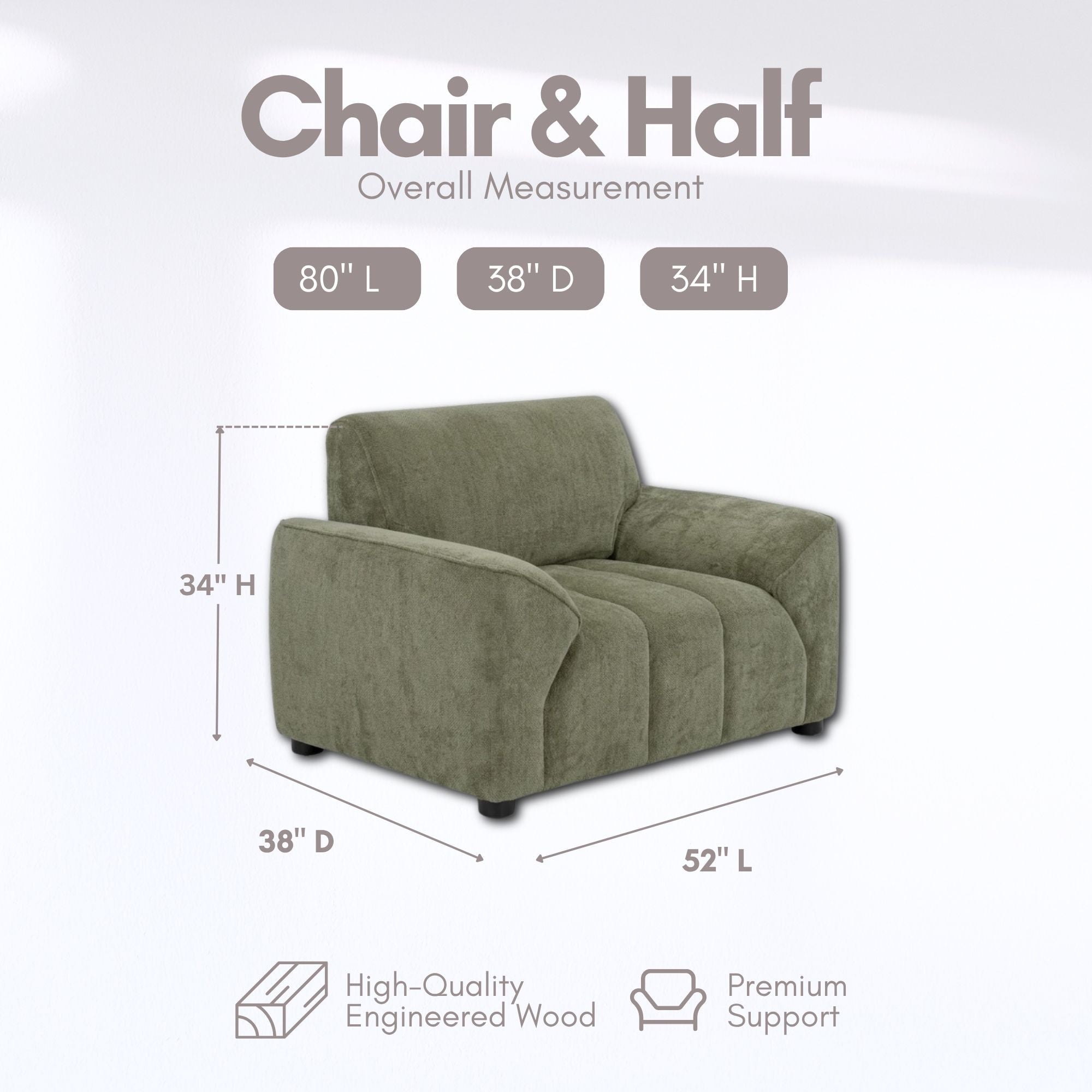 Canadian-made Merrickville Modern Oversize Chair