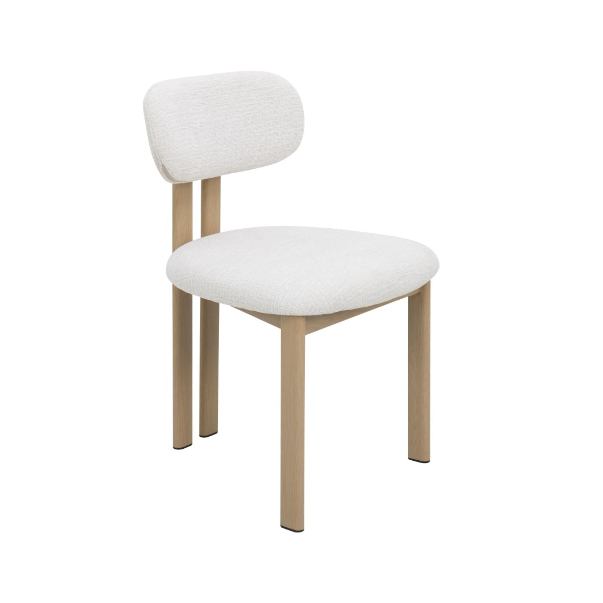 Set of two grey Milo dining chairs by Brassex, featuring modern design and comfortable seating for dining rooms.