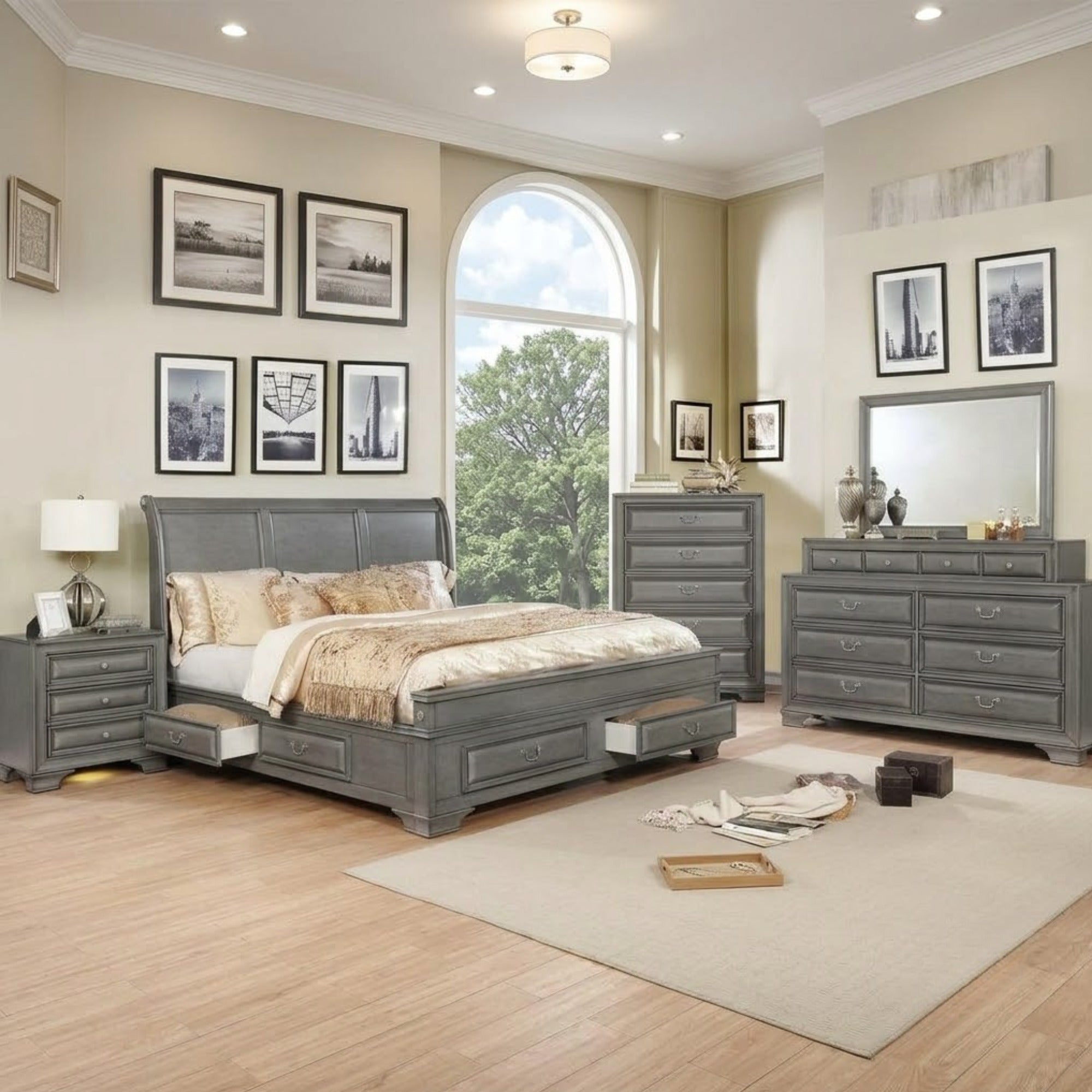 Milton Bedroom set 1701