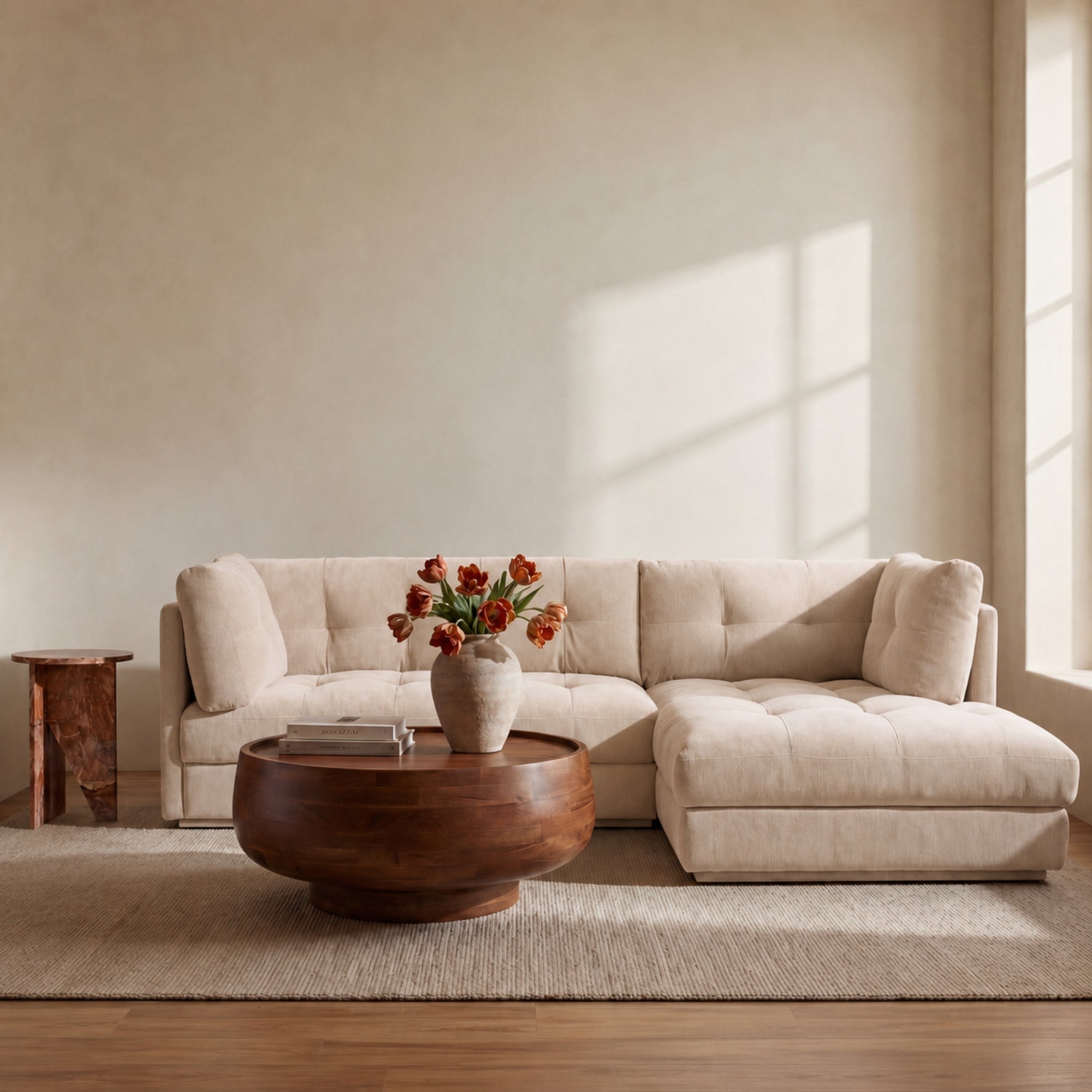 Mischa Sectional Light Beige