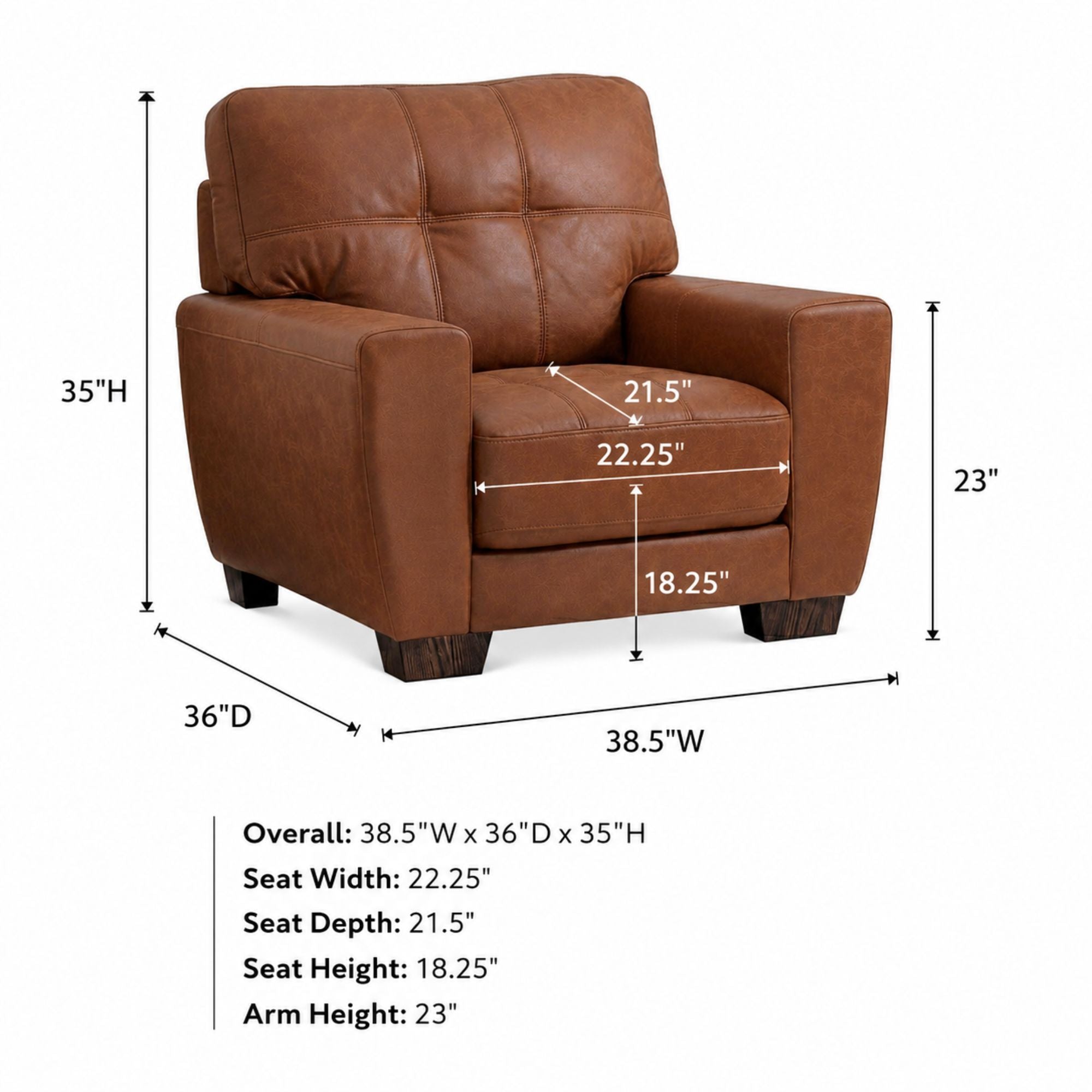 Misha Chair Camel Brown | CastleUp Experience Centre Online Furniture