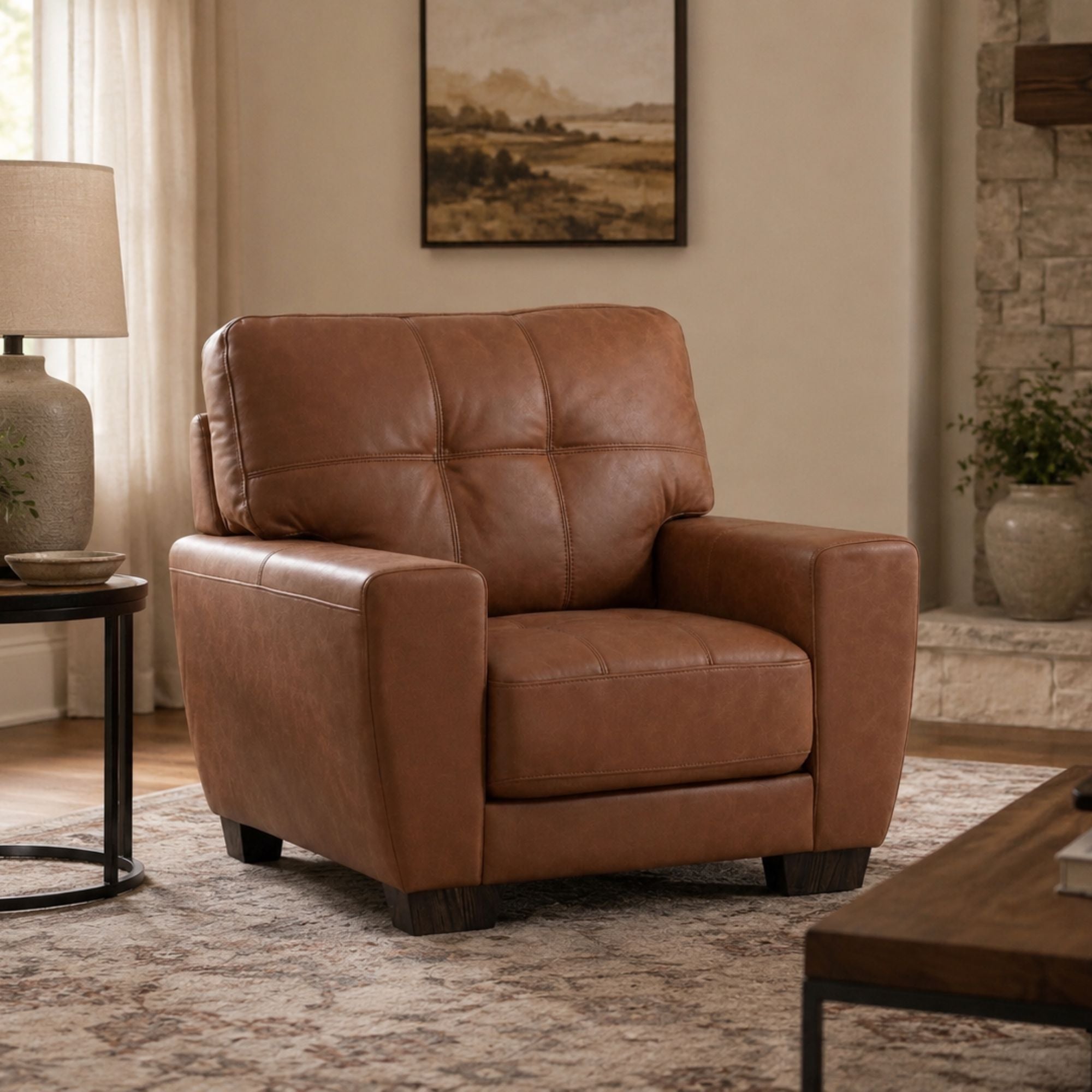 Misha Chair Camel Brown | CastleUp Experience Centre Online Furniture