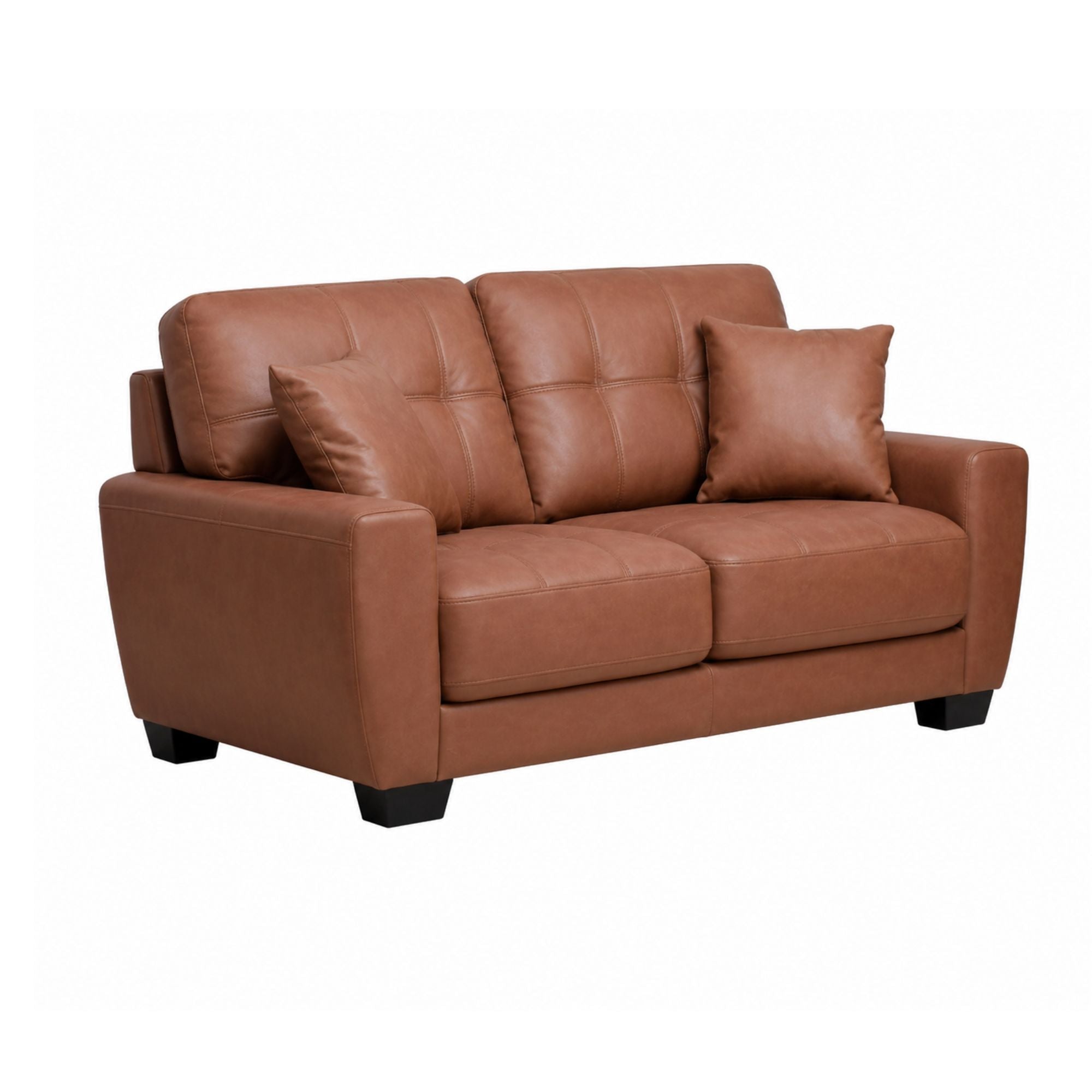 Misha Loveseat Camel Brown | CastleUp Experience Centre Online Furniture