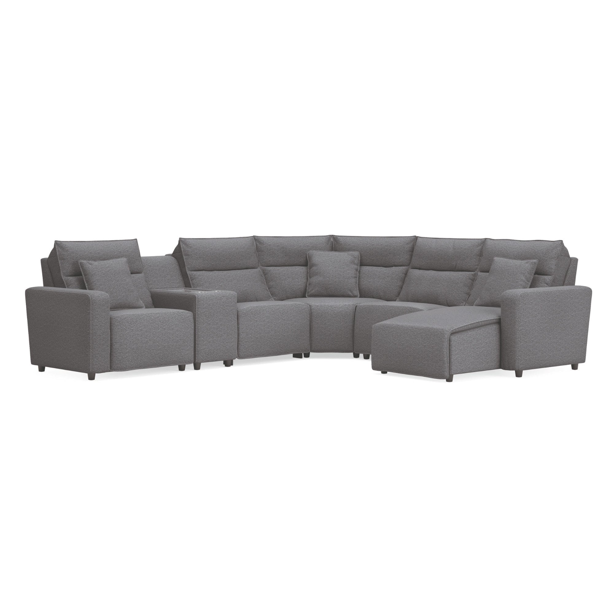 Modmax II 6-Piece Power Reclining Sectional with Chaise and Console