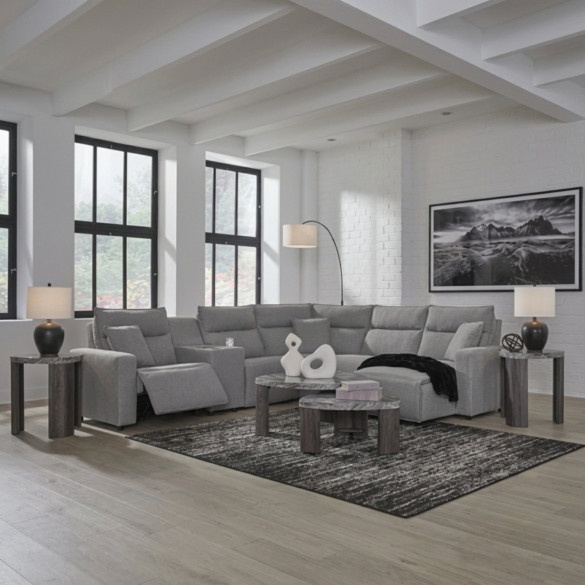 Modmax II 6-Piece Power Reclining Sectional with Chaise and Console