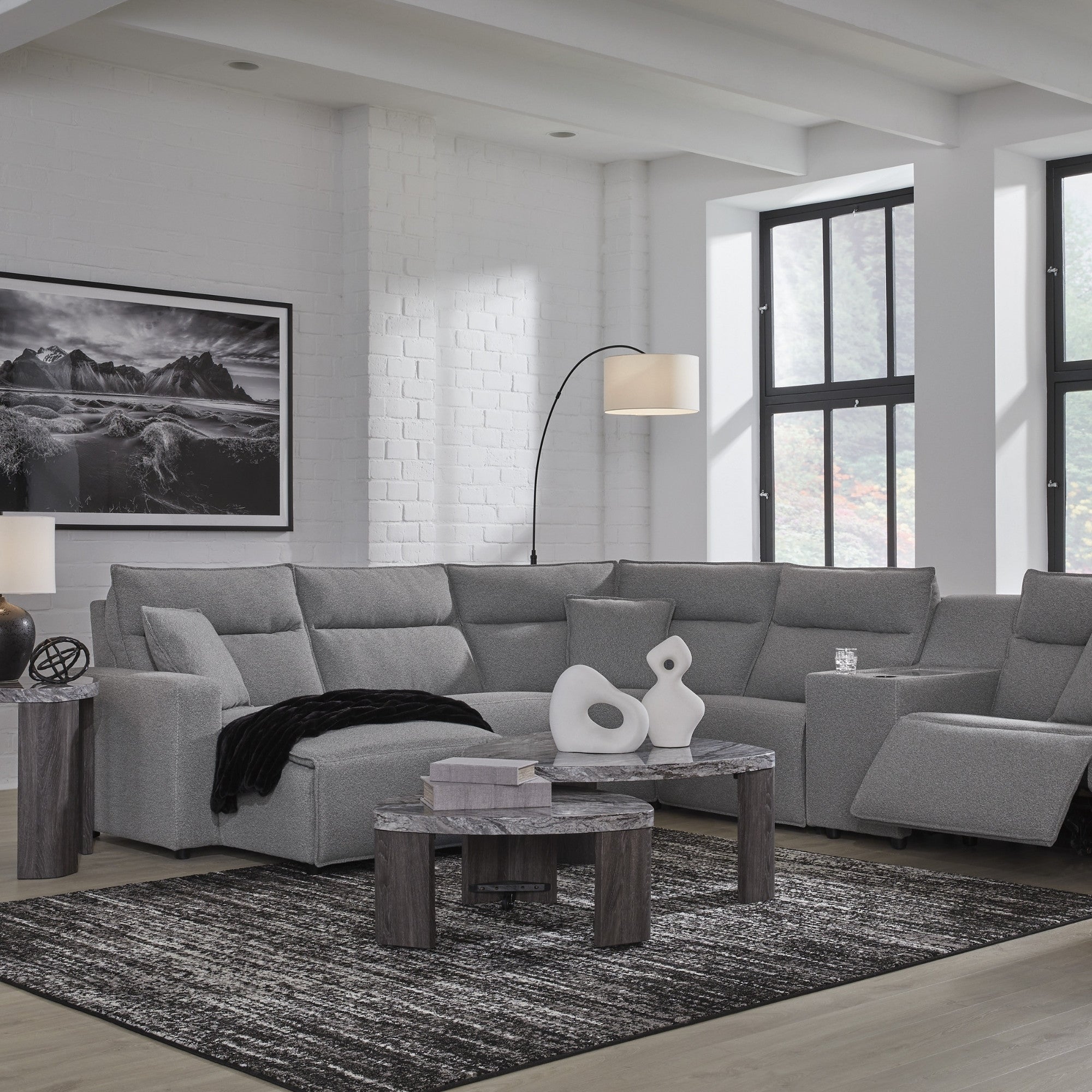 Modmax II 6-Piece Power Reclining Sectional with Chaise and Console