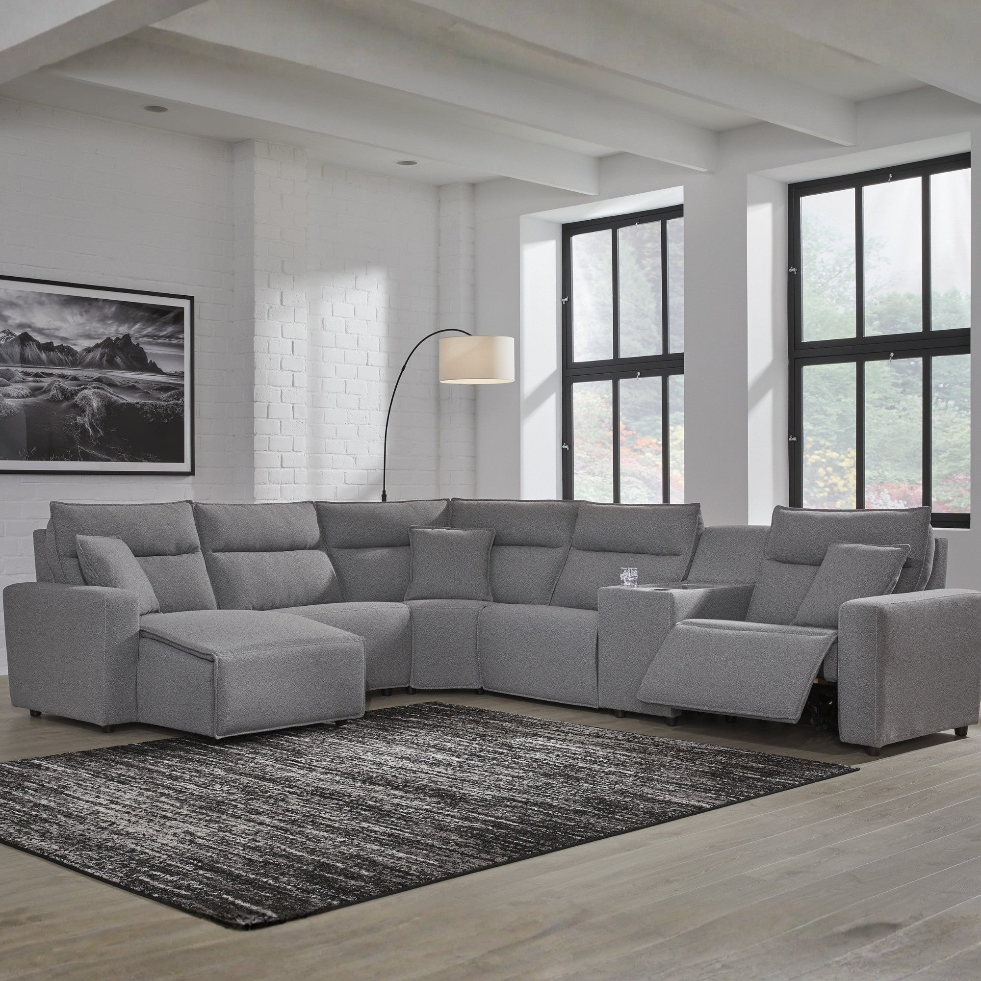 Modmax II 6-Piece Power Reclining Sectional with Chaise and Console