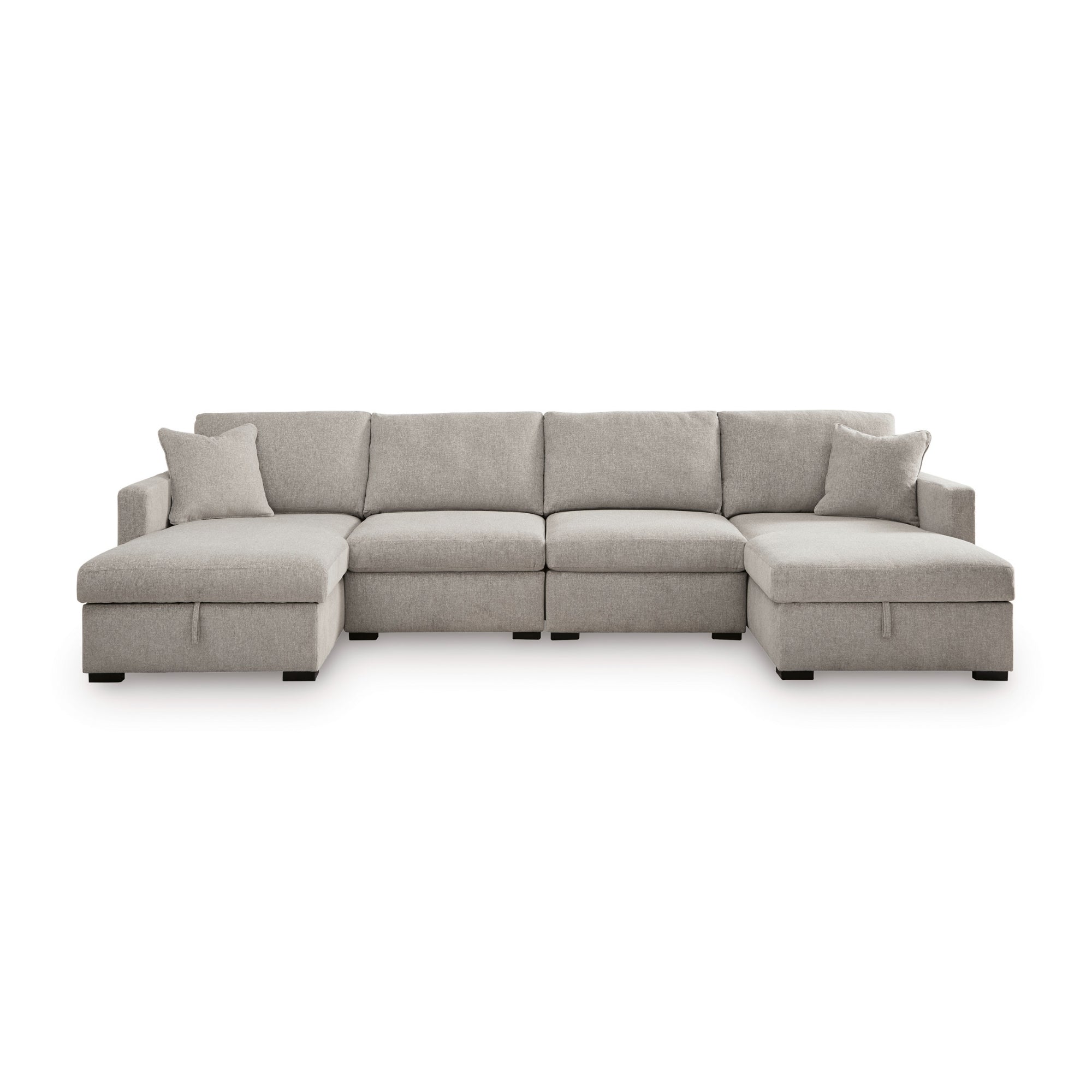 ModMax Luxe 4-Piece Double Storage Chaise Sectional