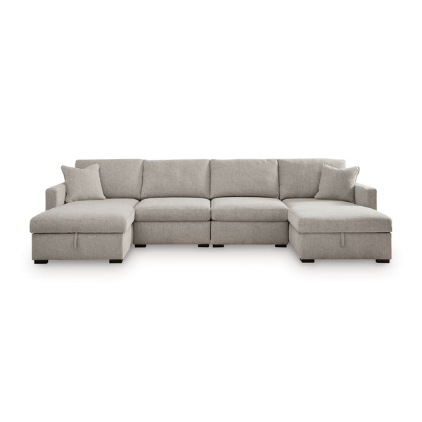 ModMax Luxe 4-Piece Double Storage Chaise Sectional