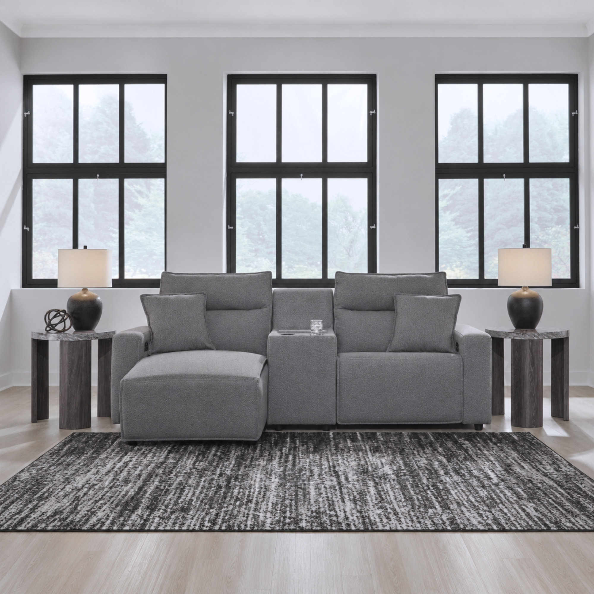 Modmax II 3-Piece Power Reclining Sectional with Chaise and Console