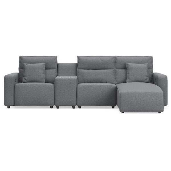 Modmax II 4-Piece Power Reclining Sectional with Chaise and Console