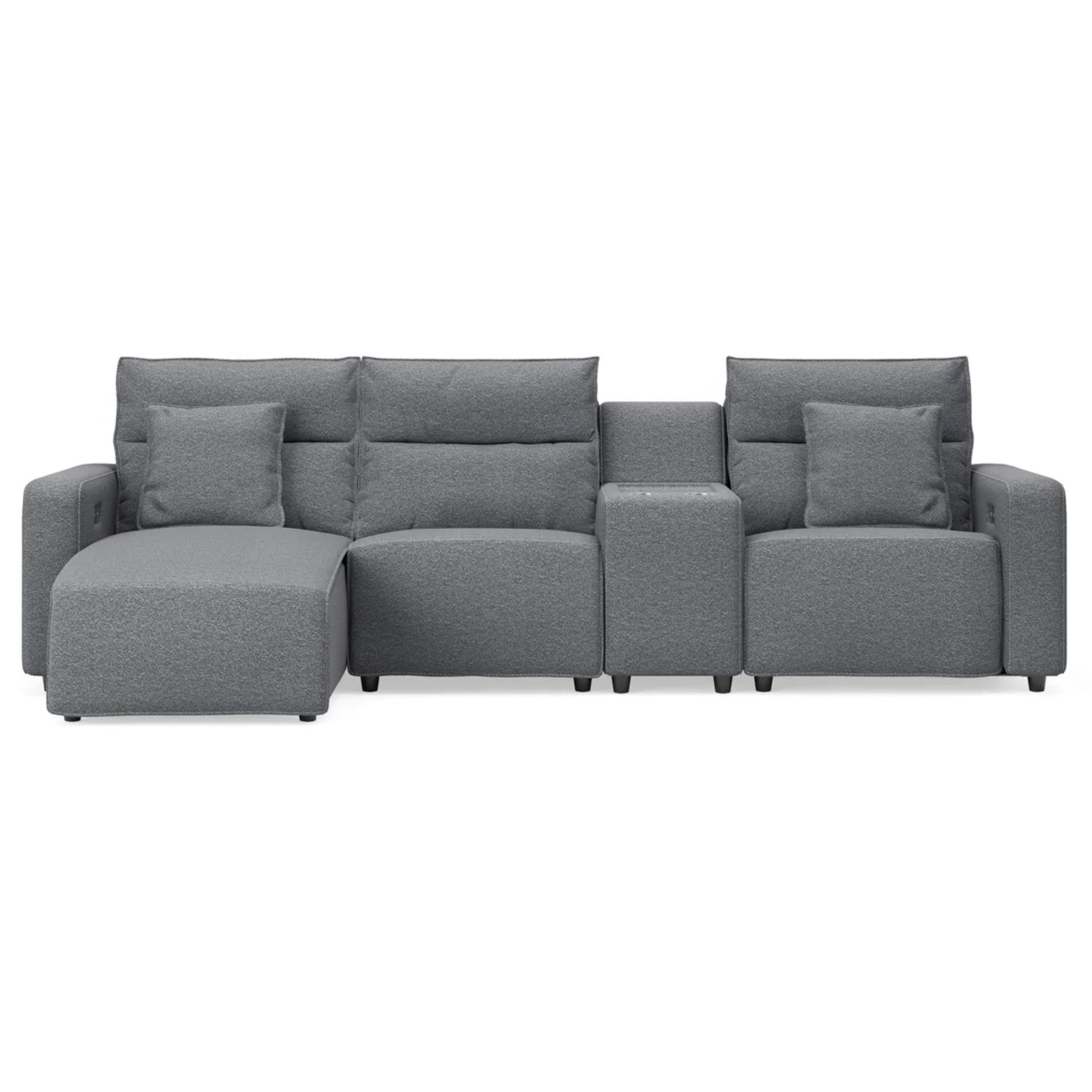 Modmax II 4-Piece Power Reclining Sectional with Chaise and Console