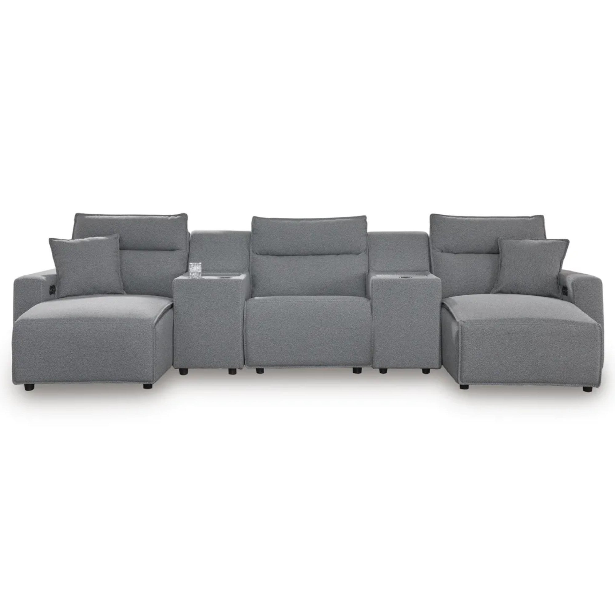 Modmax II 5-Piece Power Reclining Sectional with Chaise and Consoles