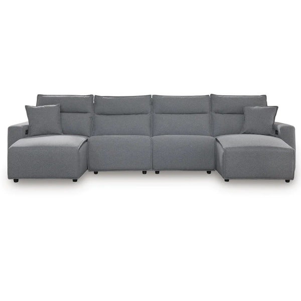 Modmax II 4-Piece Power Reclining Sectional with Dual Chaises