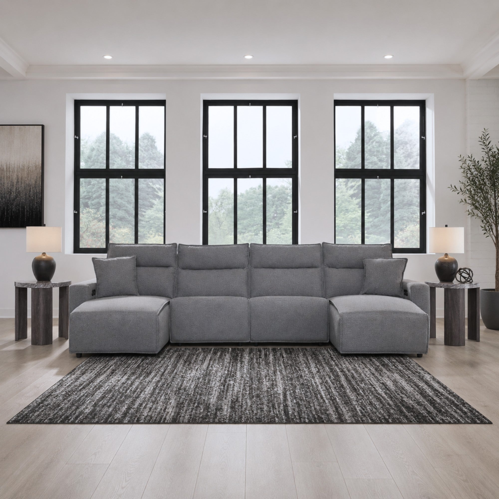 Modmax II 4-Piece Power Reclining Sectional with Dual Chaises