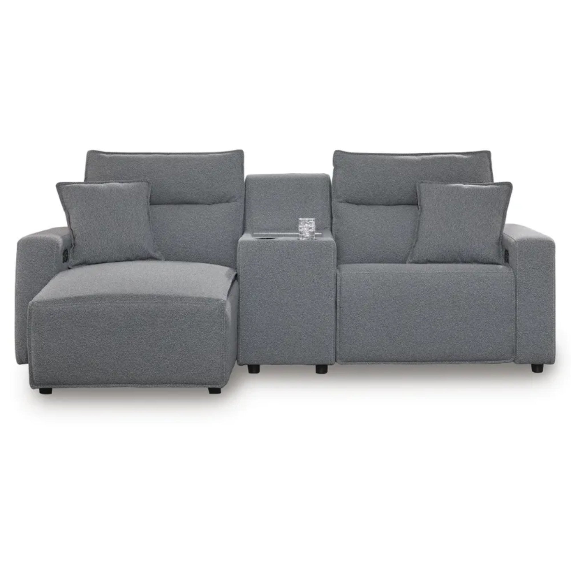 Modmax II 3-Piece Power Reclining Sectional with Chaise and Console