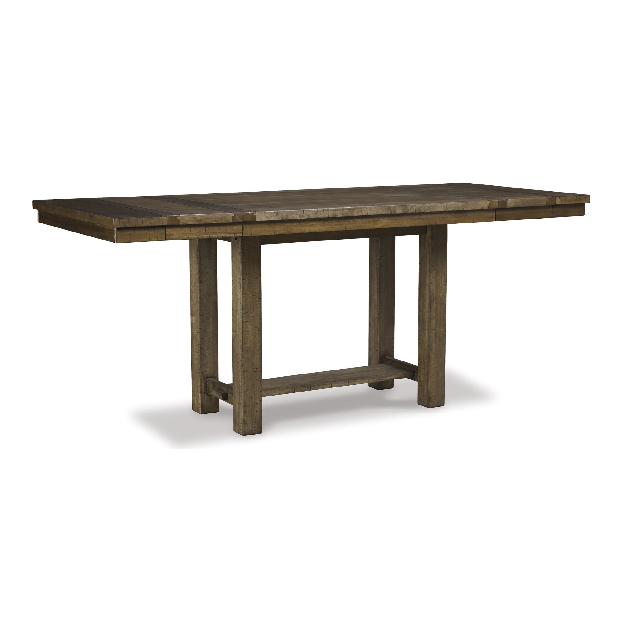 Moriville 6 Piece Counter height Dining Set in Grayish Brown
