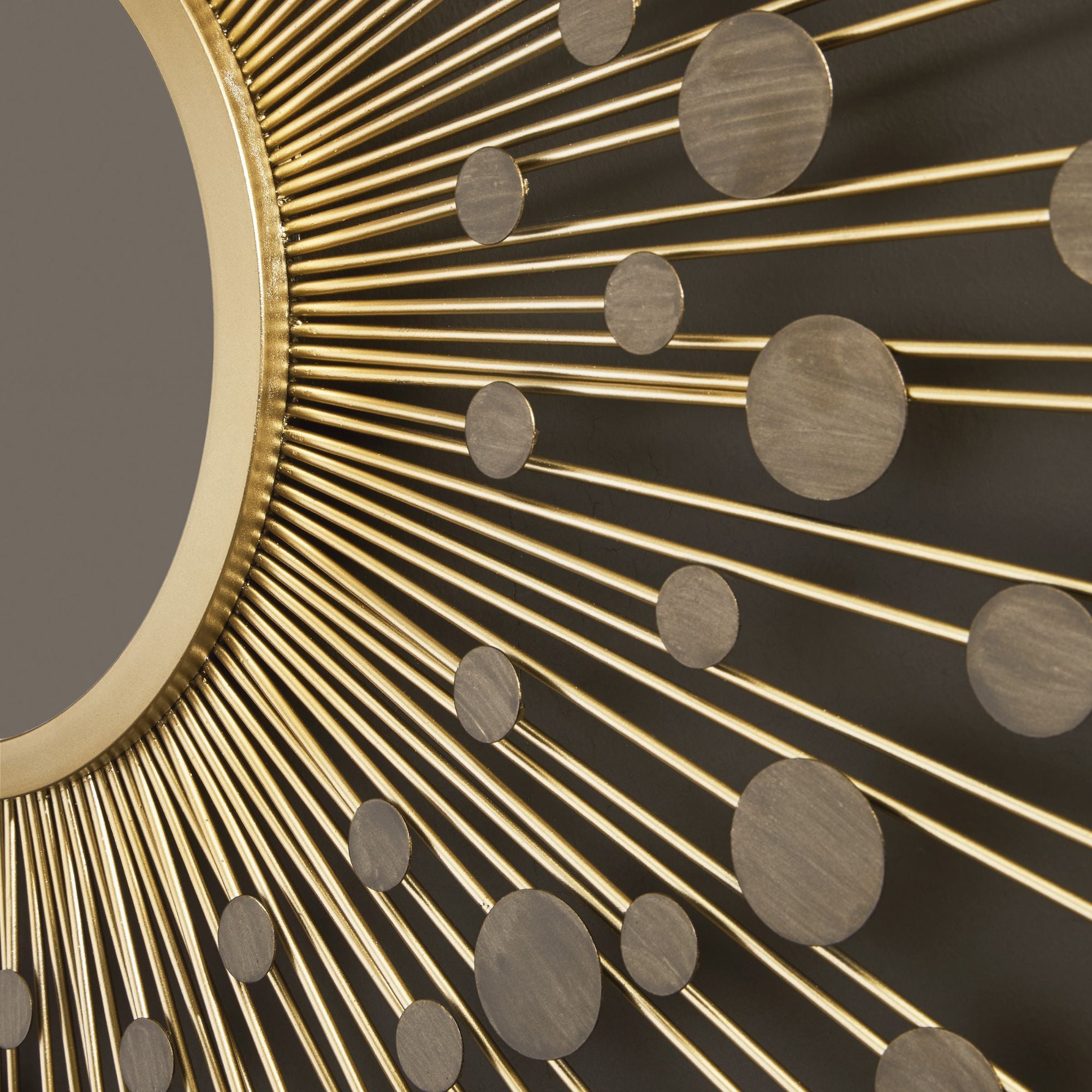 Morwenna Goldtone & Bronze-Tone Accent Mirror