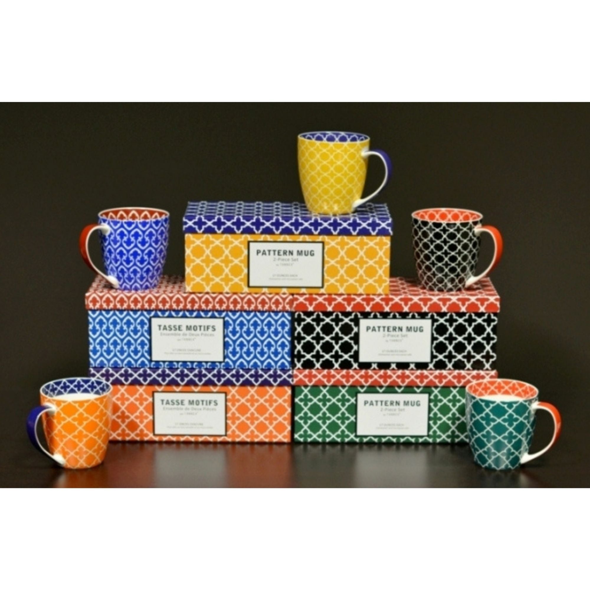 Tannex Coffee Mug Set in Orange (Set of 2) | CastleUp Experience Centre Online Furniture