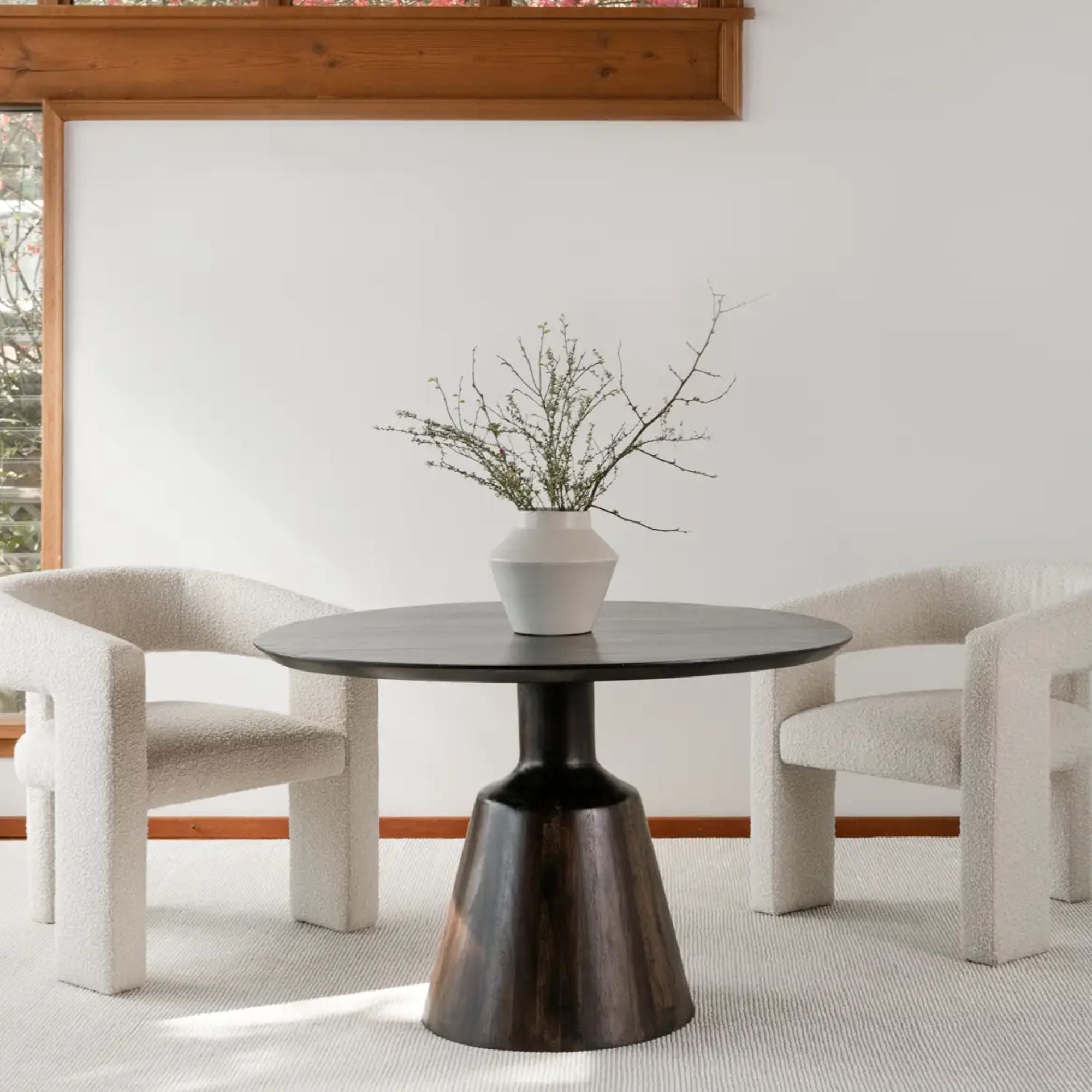 Moe's Home Myron  Collection Dining Table Dark Brown | CastleUp Experience Centre Online Furniture
