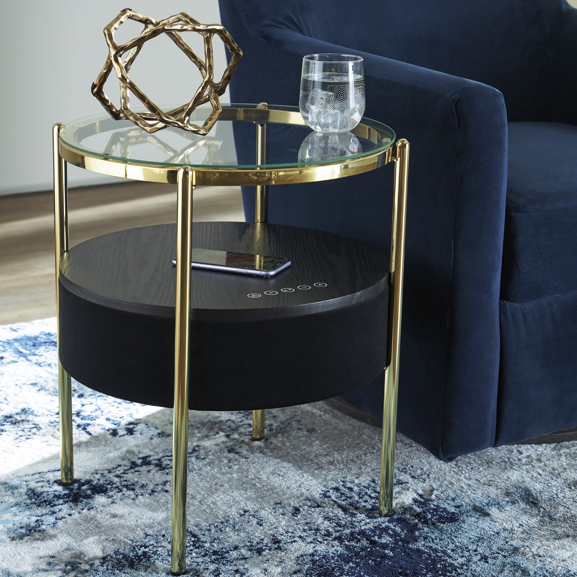 Nedman Accent Table with Speaker