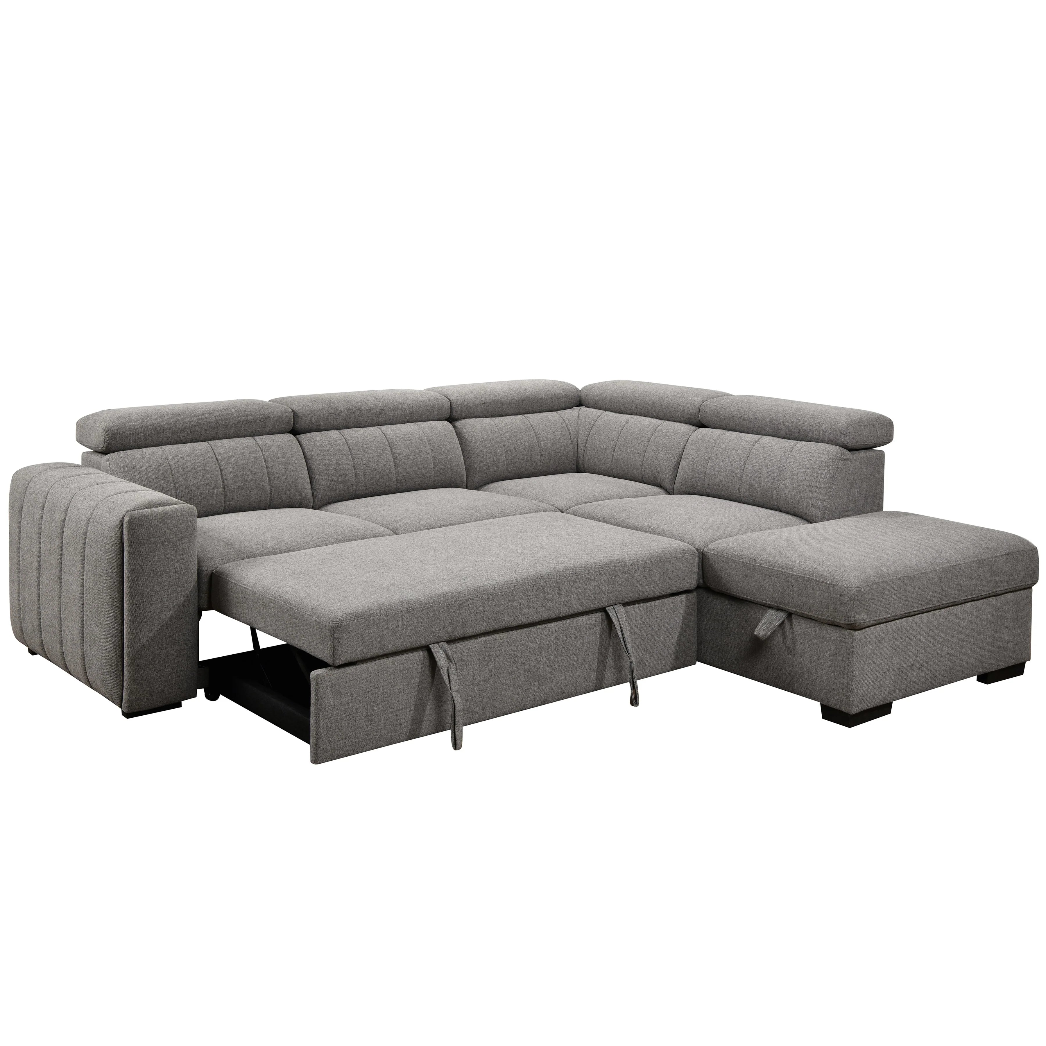 Nello Right Facing Media Sectional Sleeper (pre-order)