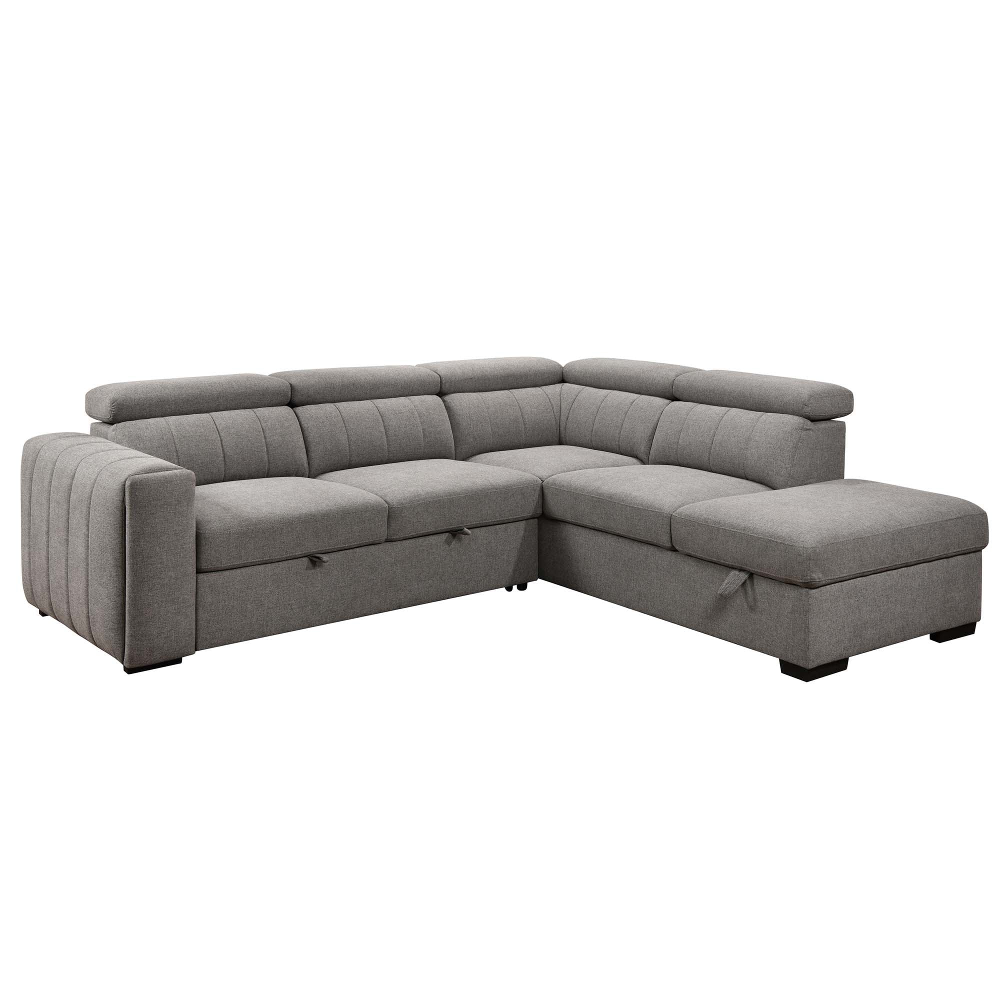 Nello Right Facing Media Sectional Sleeper (pre-order)