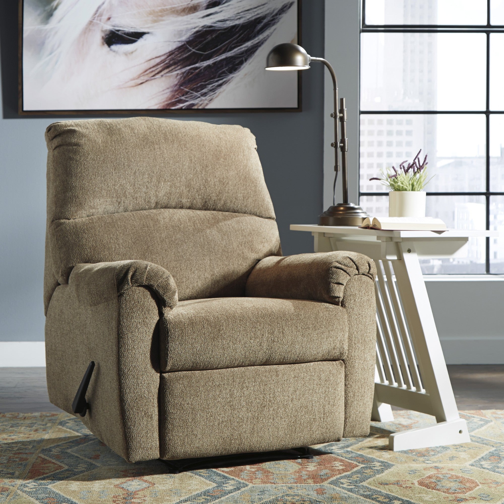 Nerviano Zero Wall Recliner Mocha