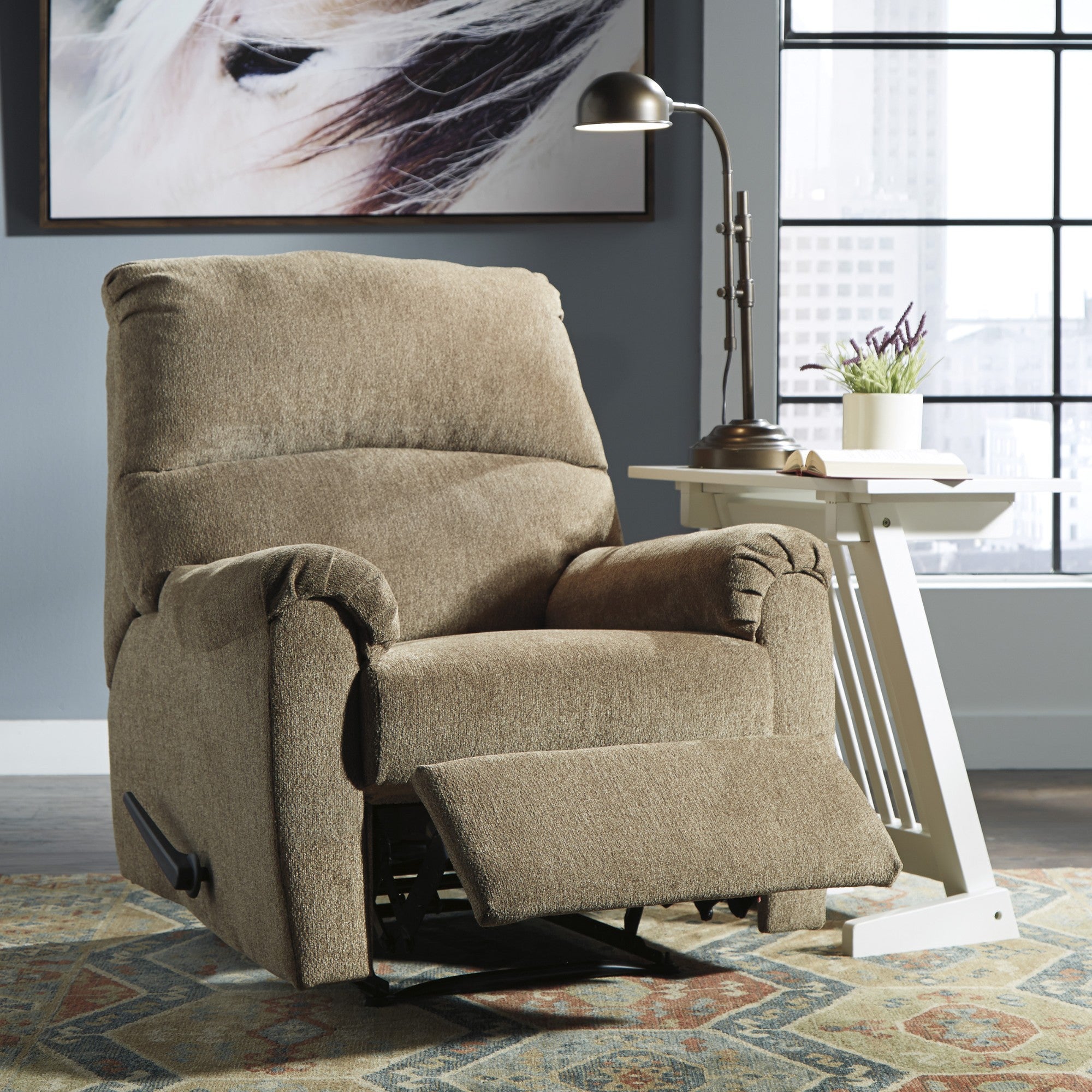 Nerviano Zero Wall Recliner Mocha