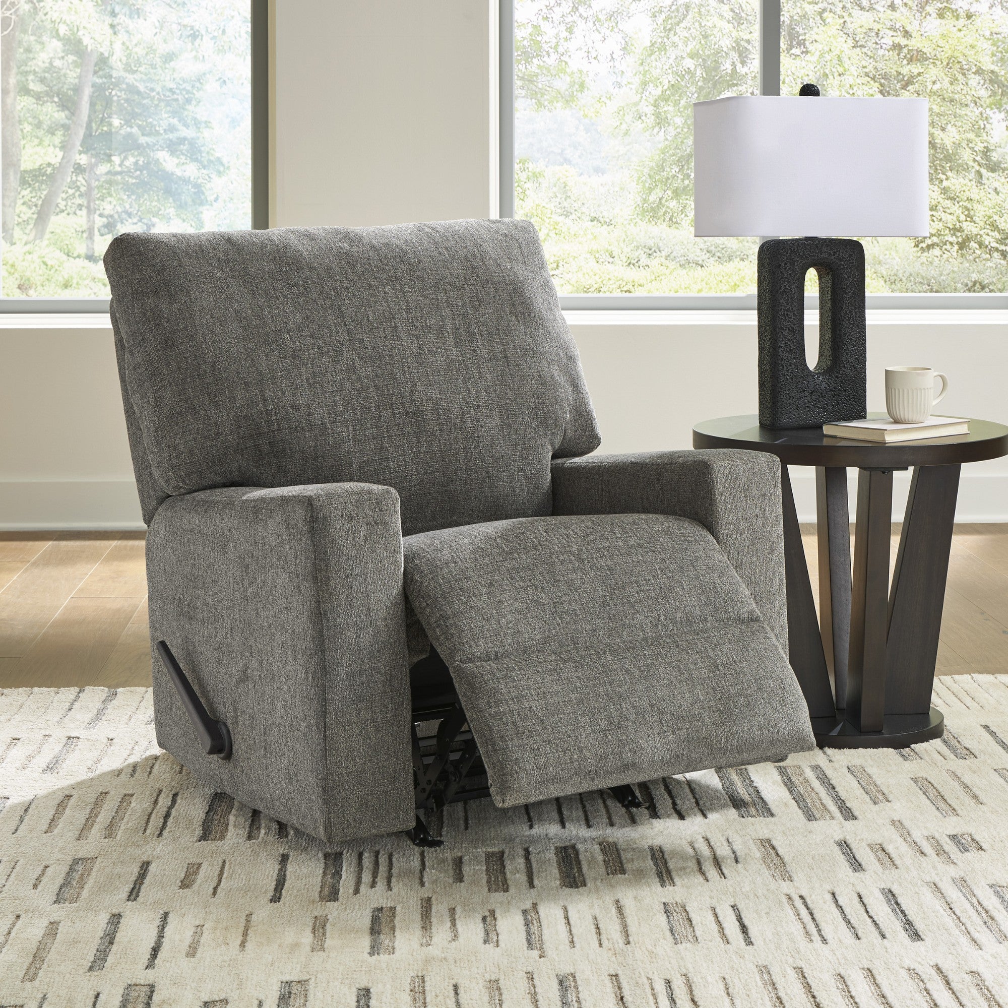 Newellen Rocker Reclining Chair GreyStone