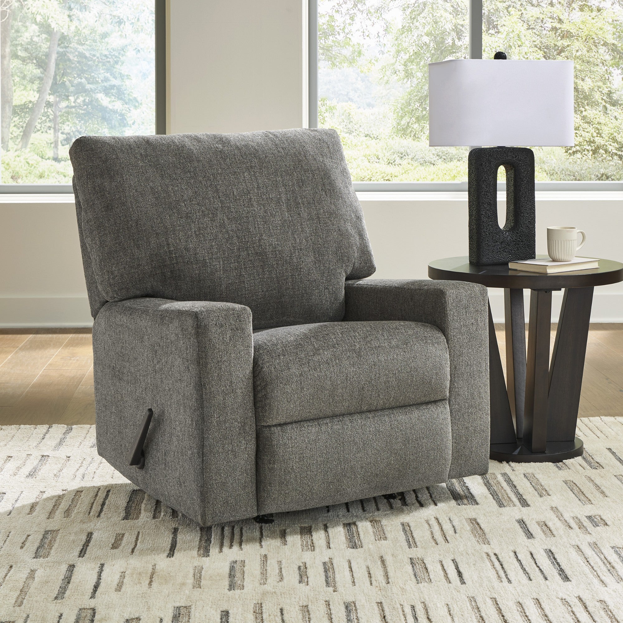 Newellen Rocker Reclining Chair GreyStone