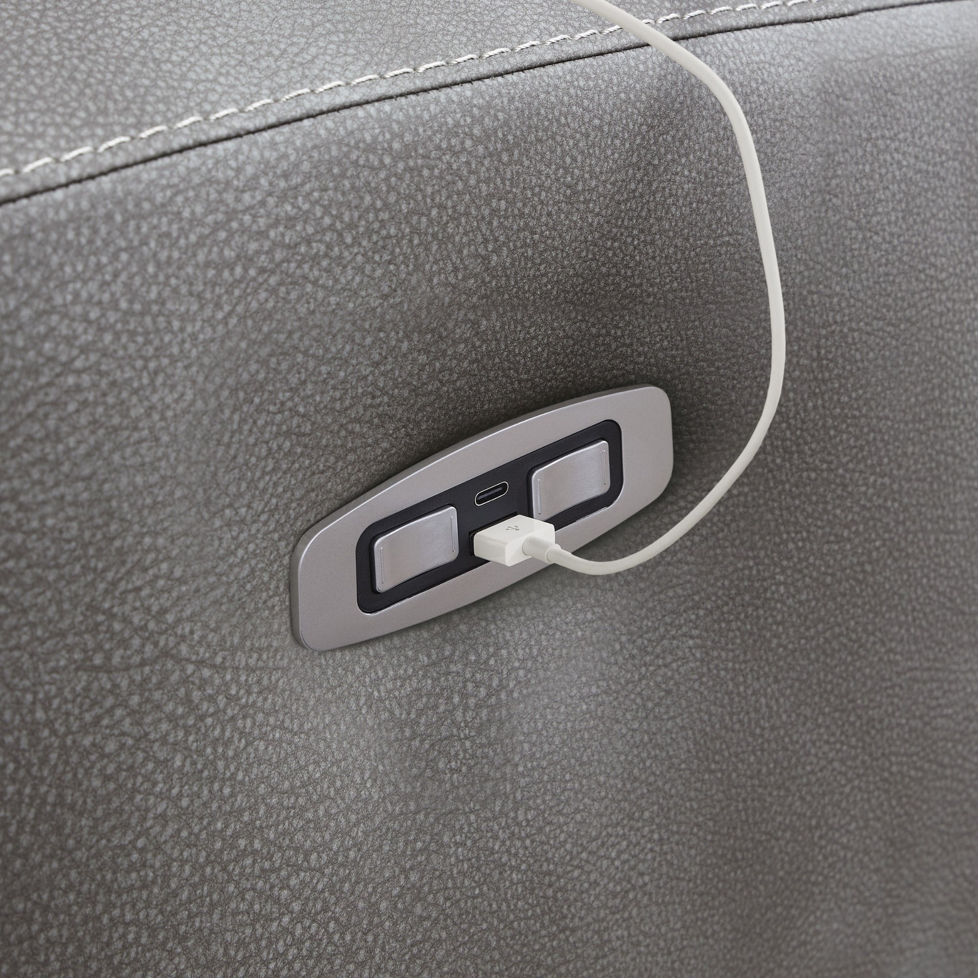 Next-Gen Durapella Power Lift Reclining Chair in Slate