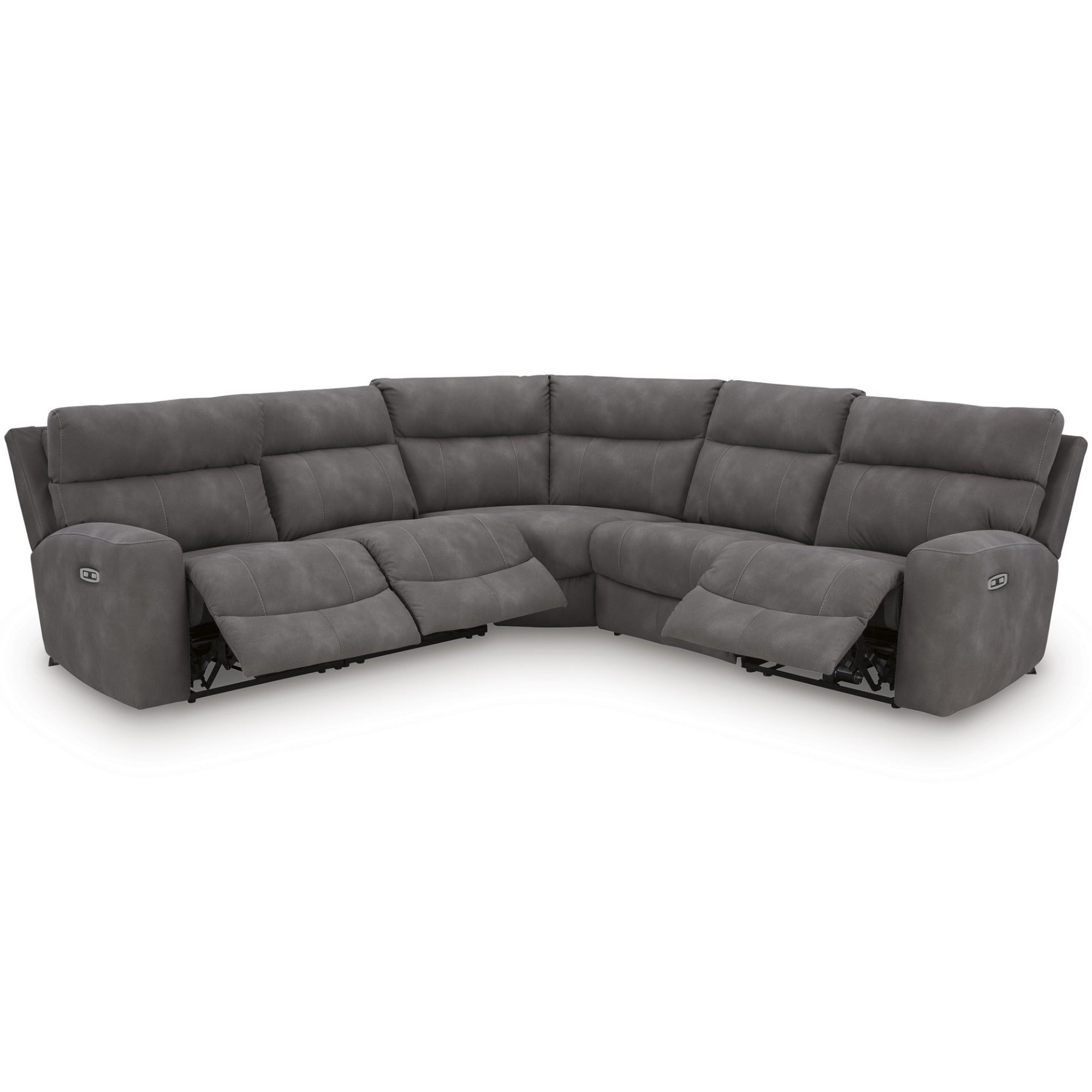 Next-Gen Durapella 5-Piece Power Reclining Sectional Slate