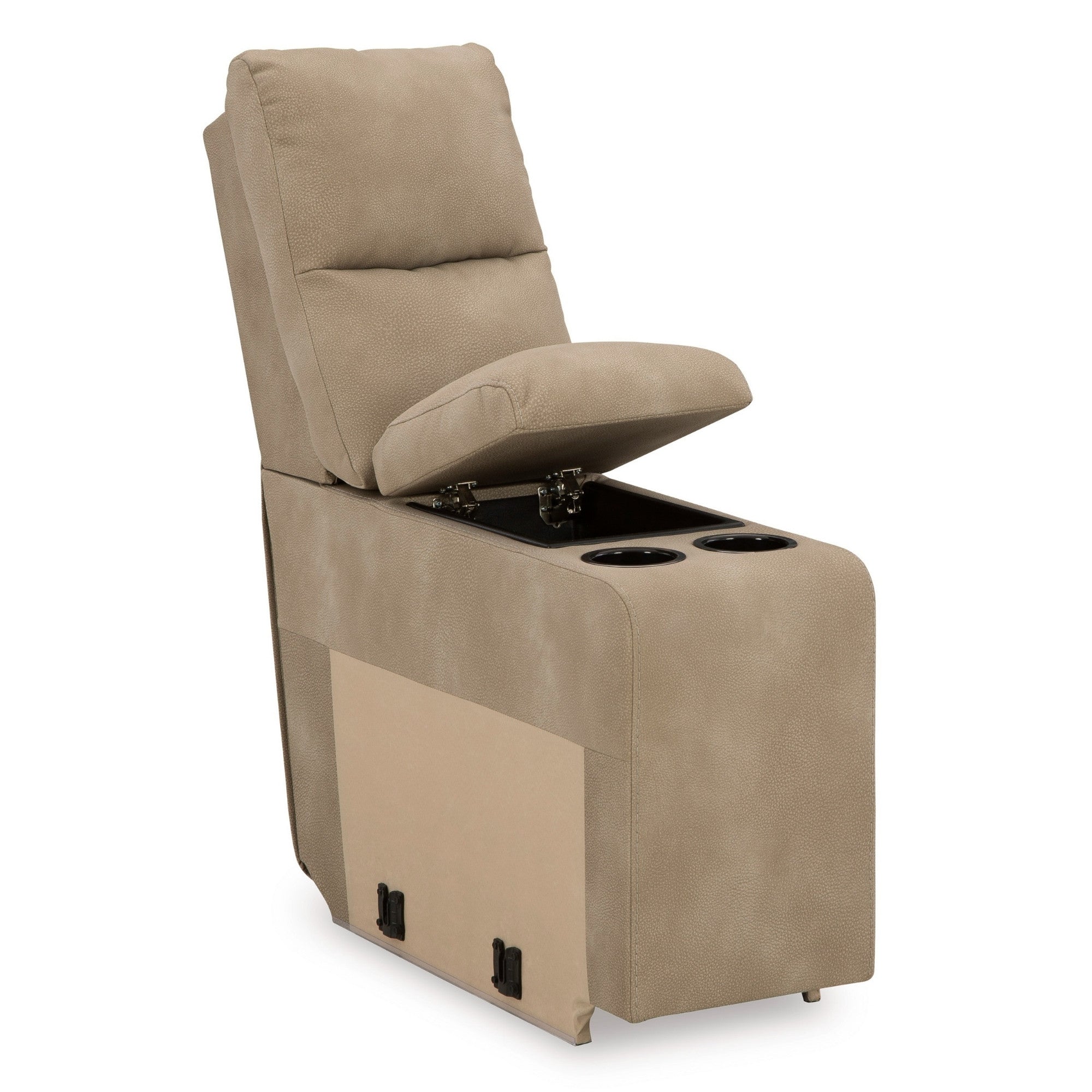 Next-Gen Durapella 3-Piece Power Reclining Loveseat with Console Sand