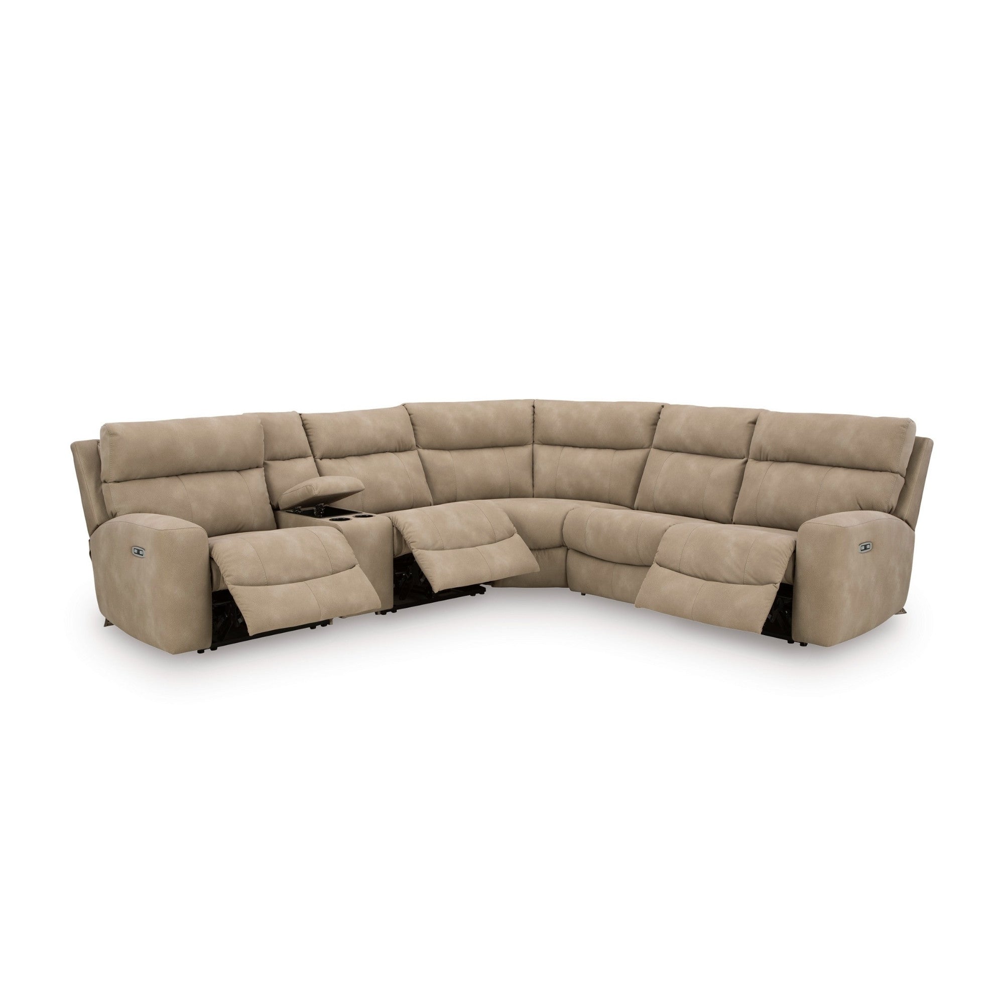 Next-Gen Durapella 6-Piece Power Reclining Sectional Sand