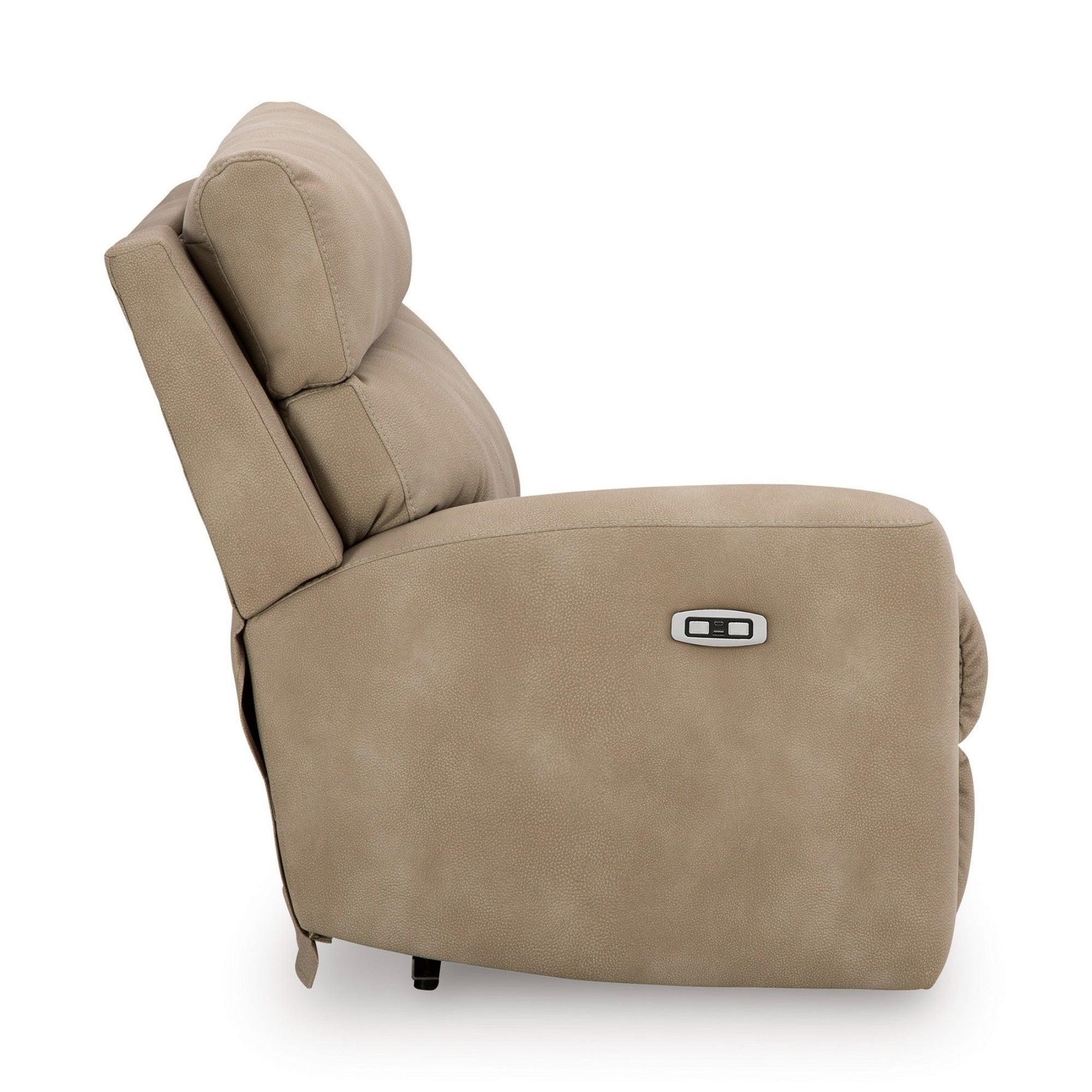 Next-Gen Durapella 3-Piece Power Reclining Loveseat with Console Sand