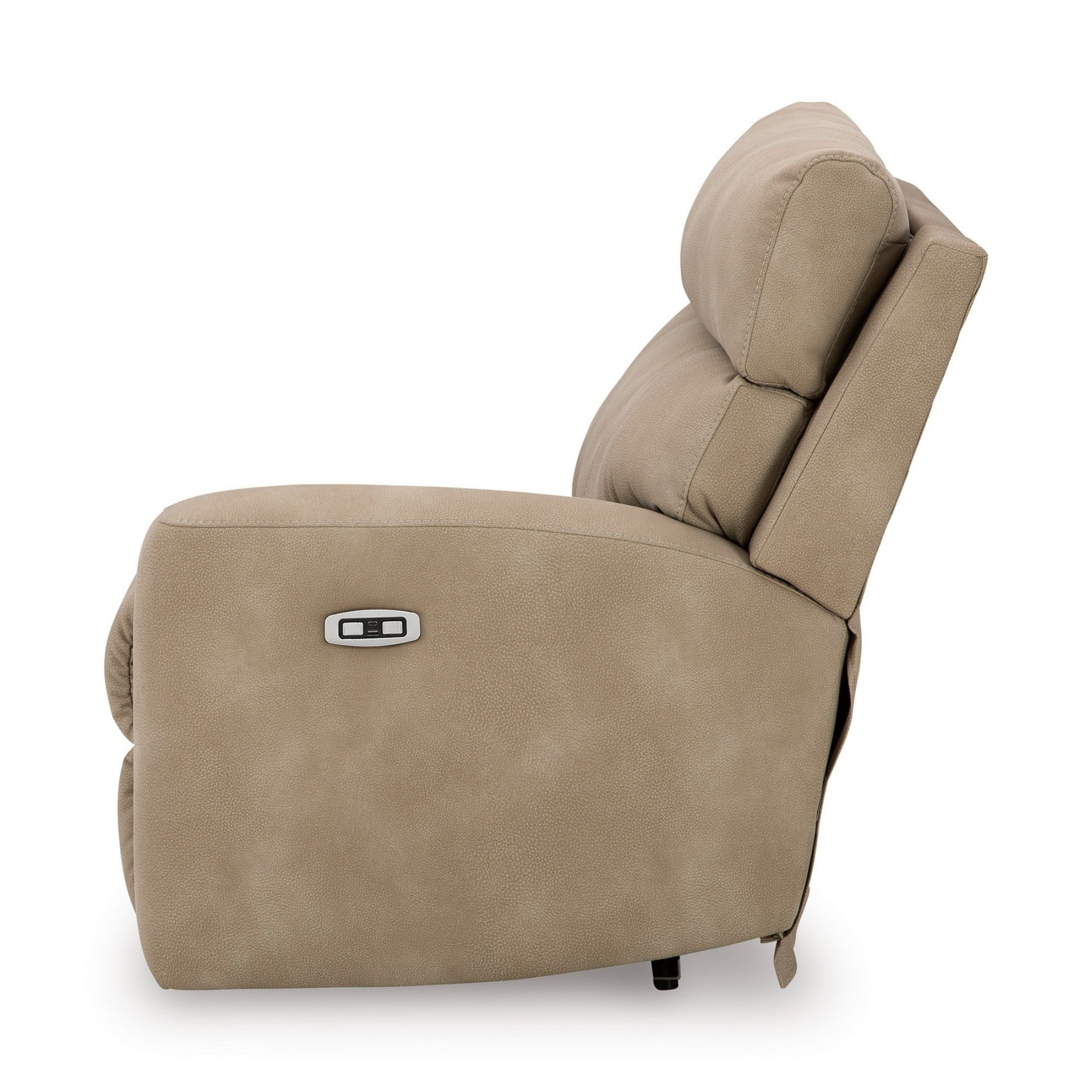 Next-Gen Durapella 3-Piece Power Reclining Loveseat with Console Sand
