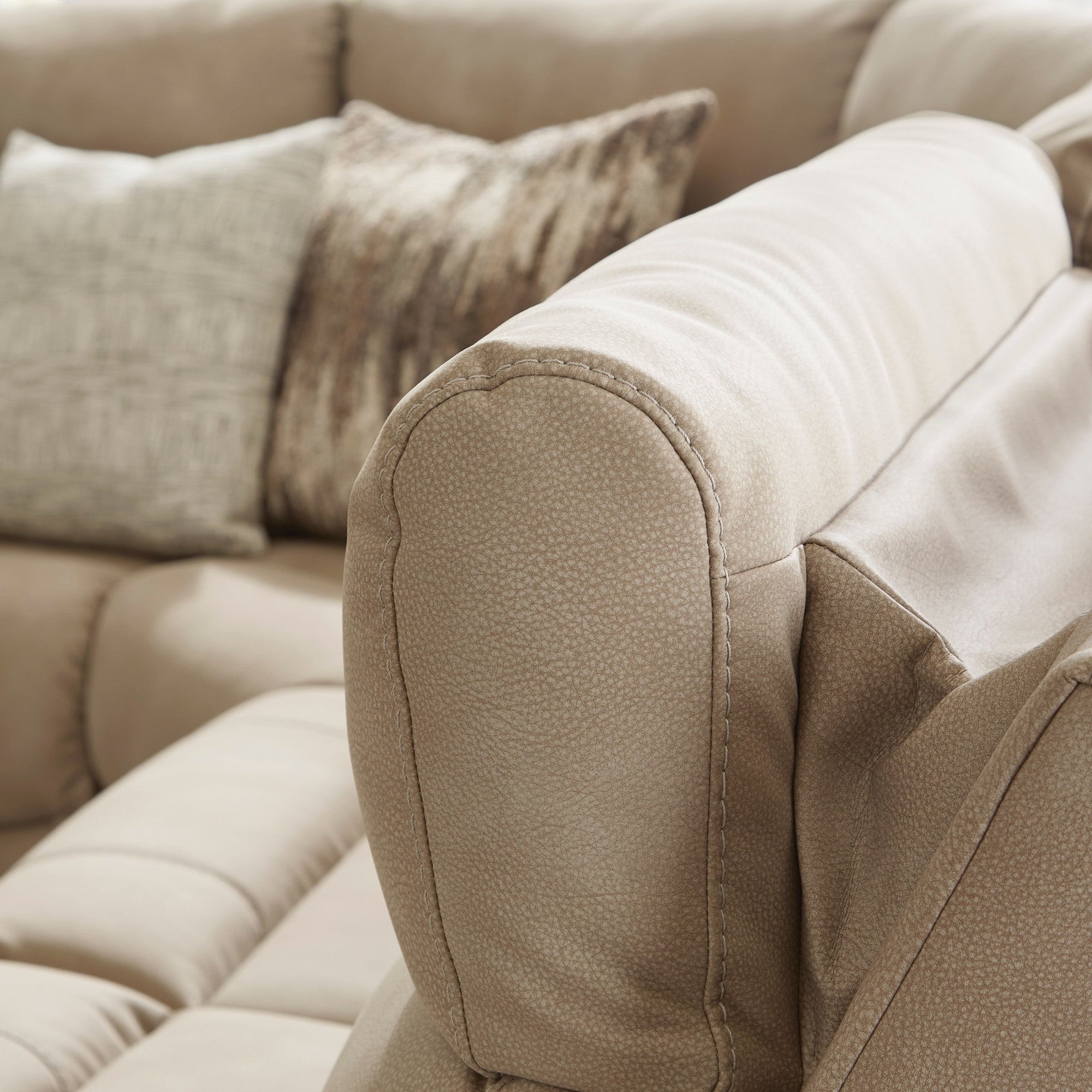 Next-Gen Durapella 4-Piece Power Reclining Sectional Sand